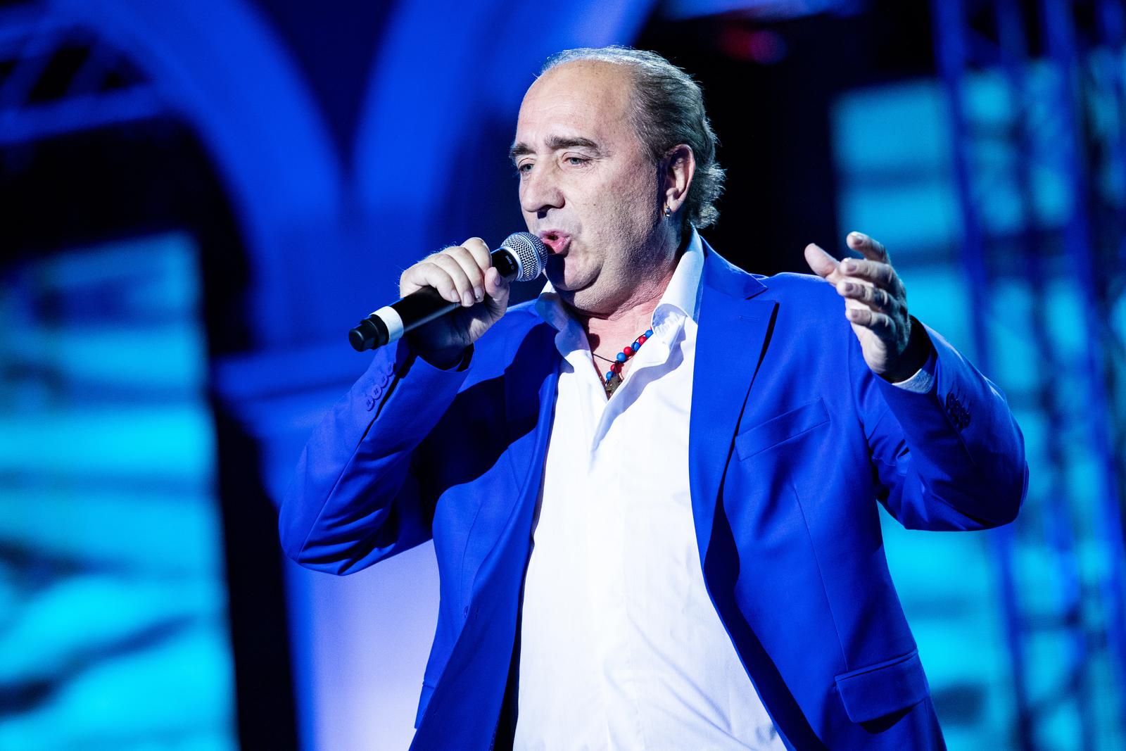 12.07.2020., Split - Na Prokurativama odrzana finalna vecer 60. izdanja Festivala zabavne glazbe Split 2020, Vecer novih pjesama. M laden Grdovic Photo: Milan Sabic/PIXSELL