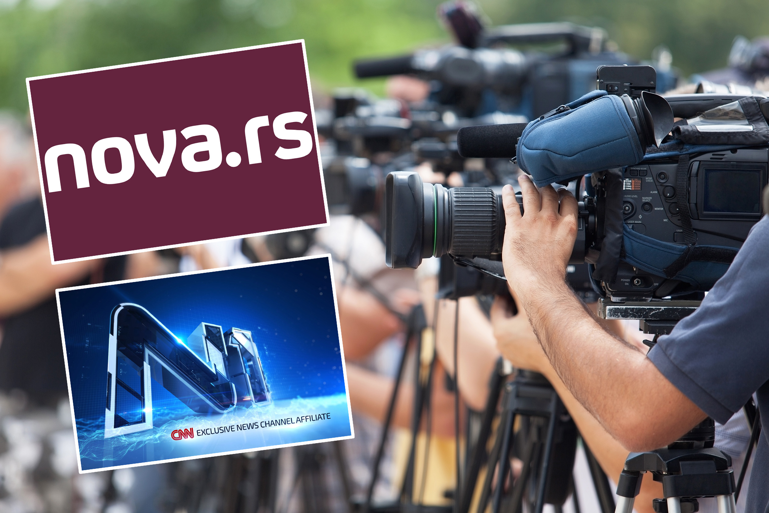 News,Conference.,Filming,An,Event,With,A,Video,Camera.