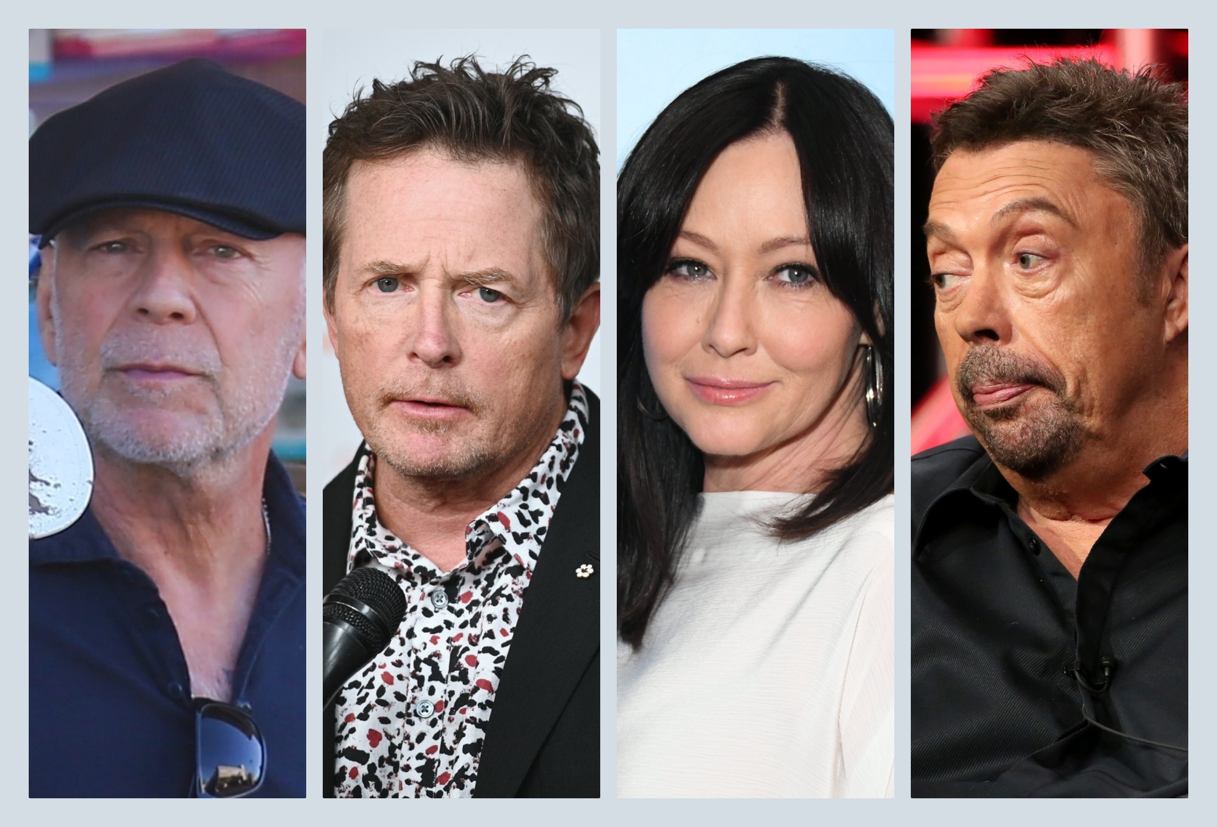 Brus Vilis, Majkl Džej Foks i Šenon Doerti,Tim Curry kombo