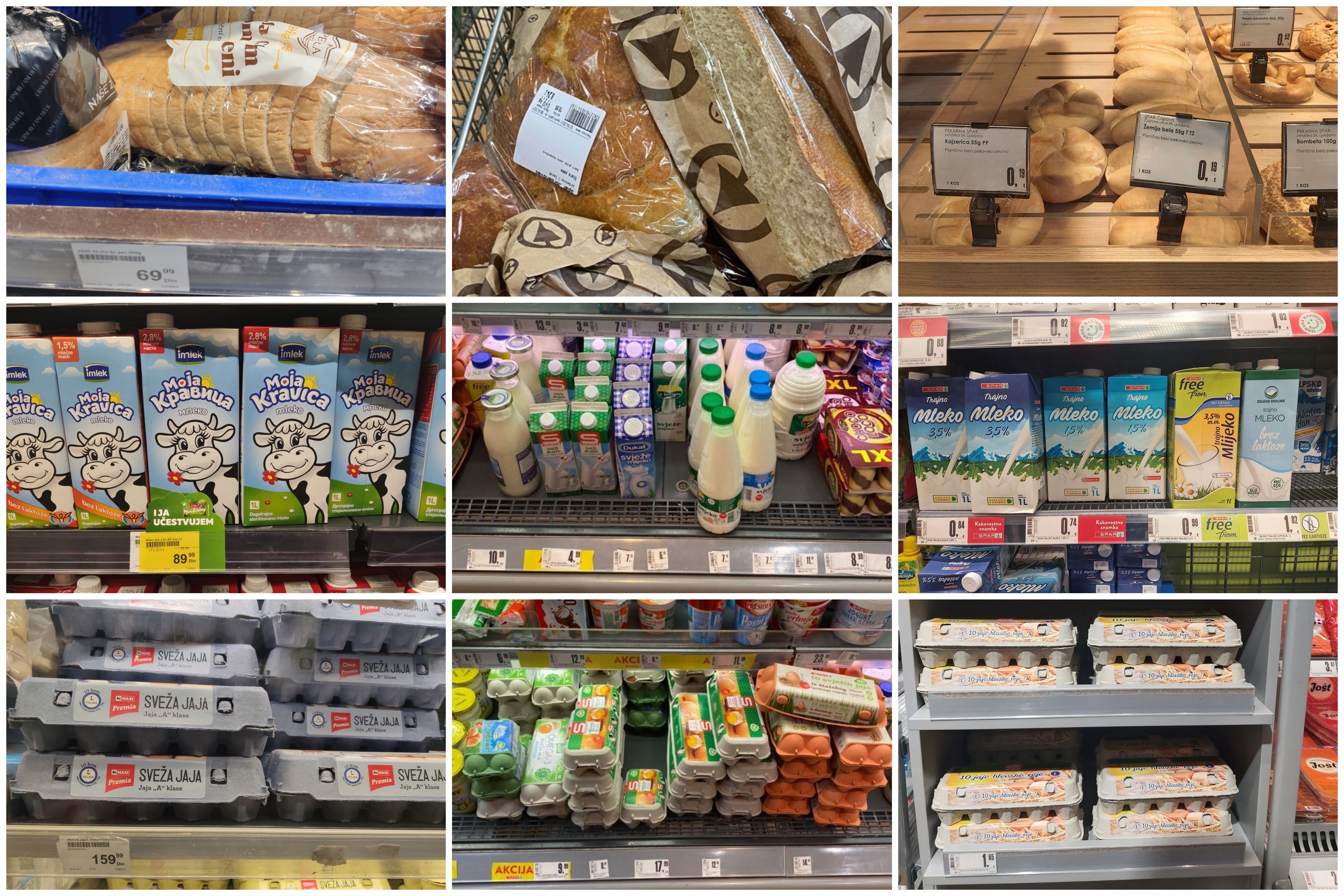 srbija hrvatska slovenija namirnice kombo