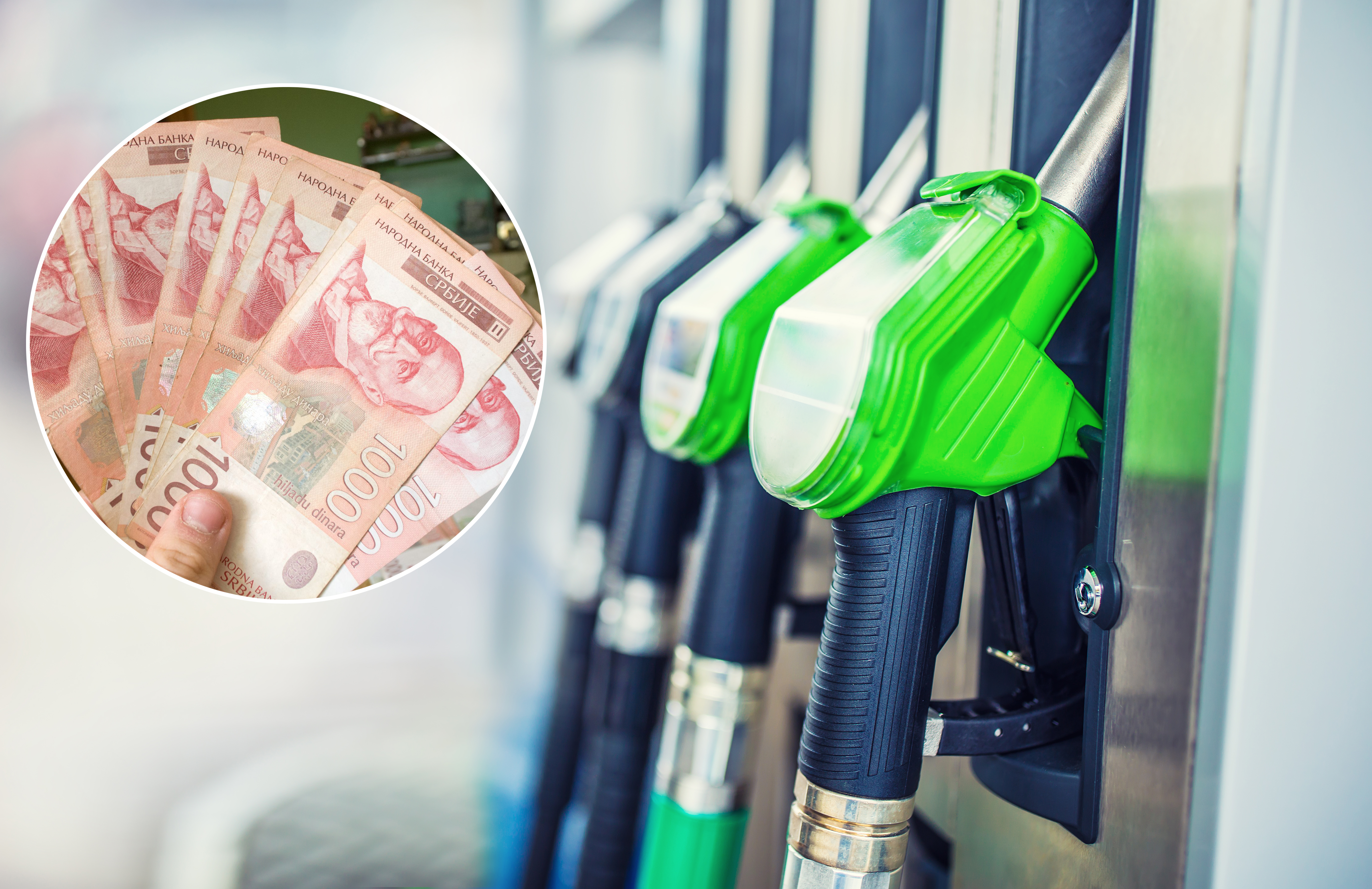 Close-up,Fuel,Nozzles,On,Petrol,And,Diesel,Fuel.