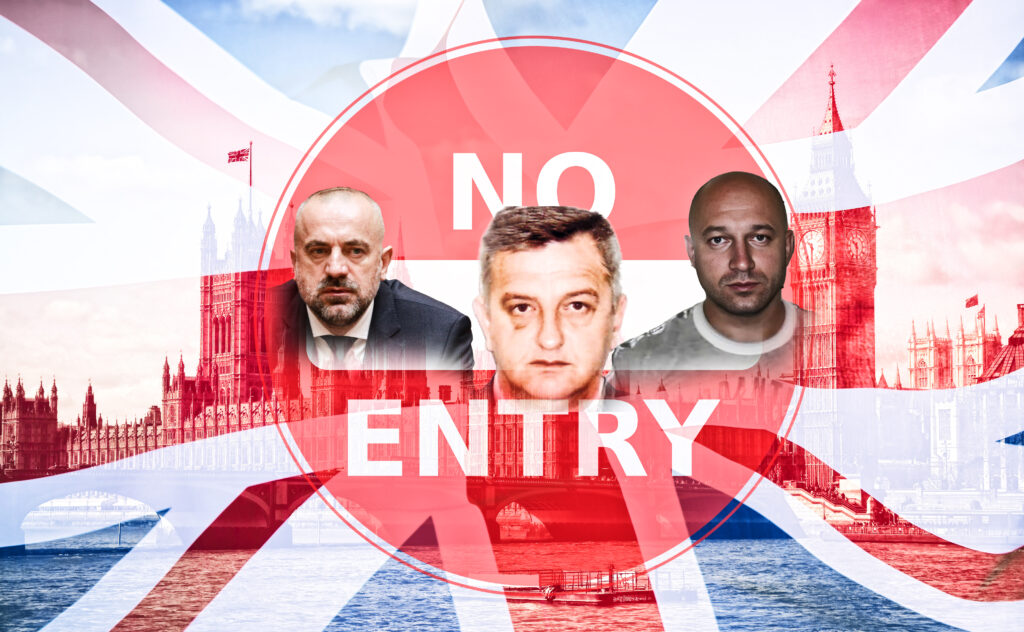 Tesic Veselinovic i Radoicic Double exposure of the United Kingdom flag and Big Ben.