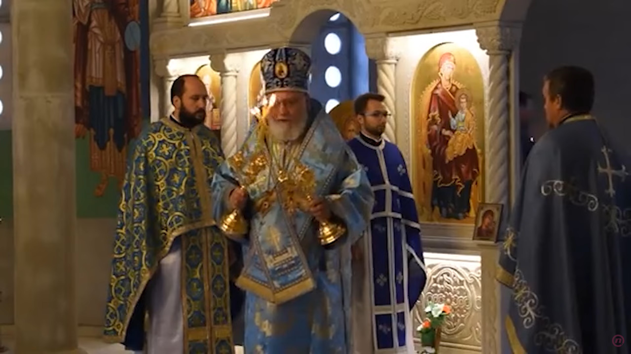 Versko pozivanje na oružje: Da li će SPC kazniti vladiku Nikanora?, prilog, emisija Među nama, Medju nama Foto: Nova S 
Episkop Nikanor