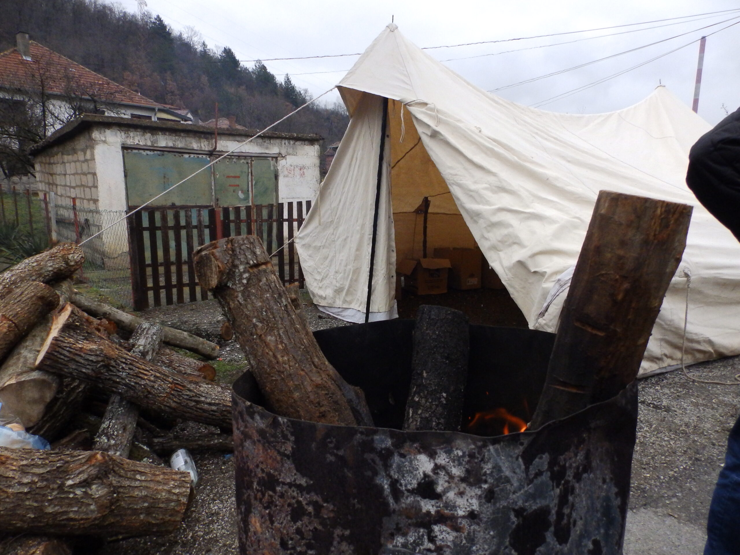 Rudare blokada puta, protest, blokade, Kosovo