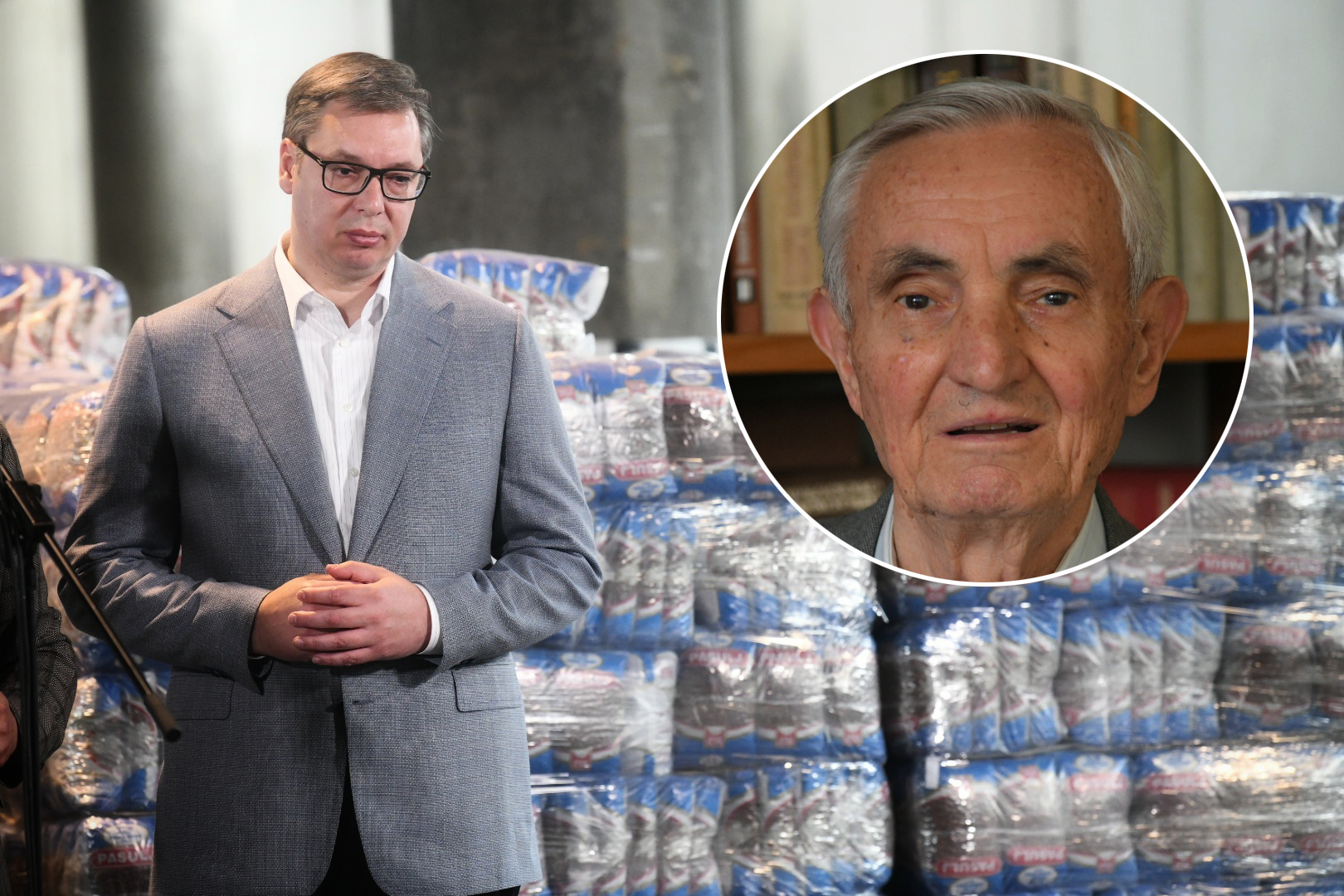 Aleksandar Vuči, Ljubomir Madžar, kombo
Beograd, 29.5.2022. Aleksandar Vučić obilazi skladišta Republičke direkcije za robne rezerve, Skladište generalnog tereta Beograd Foto: Vesna Lalić/Nova.rs