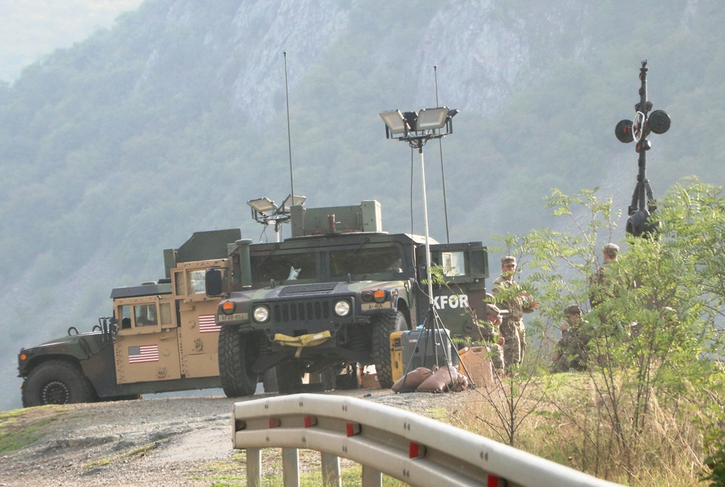 Kosovo i Metohija, Od Rudara do Jarinja tri punkta KFOR-a, KFOR Foto: KoSSev