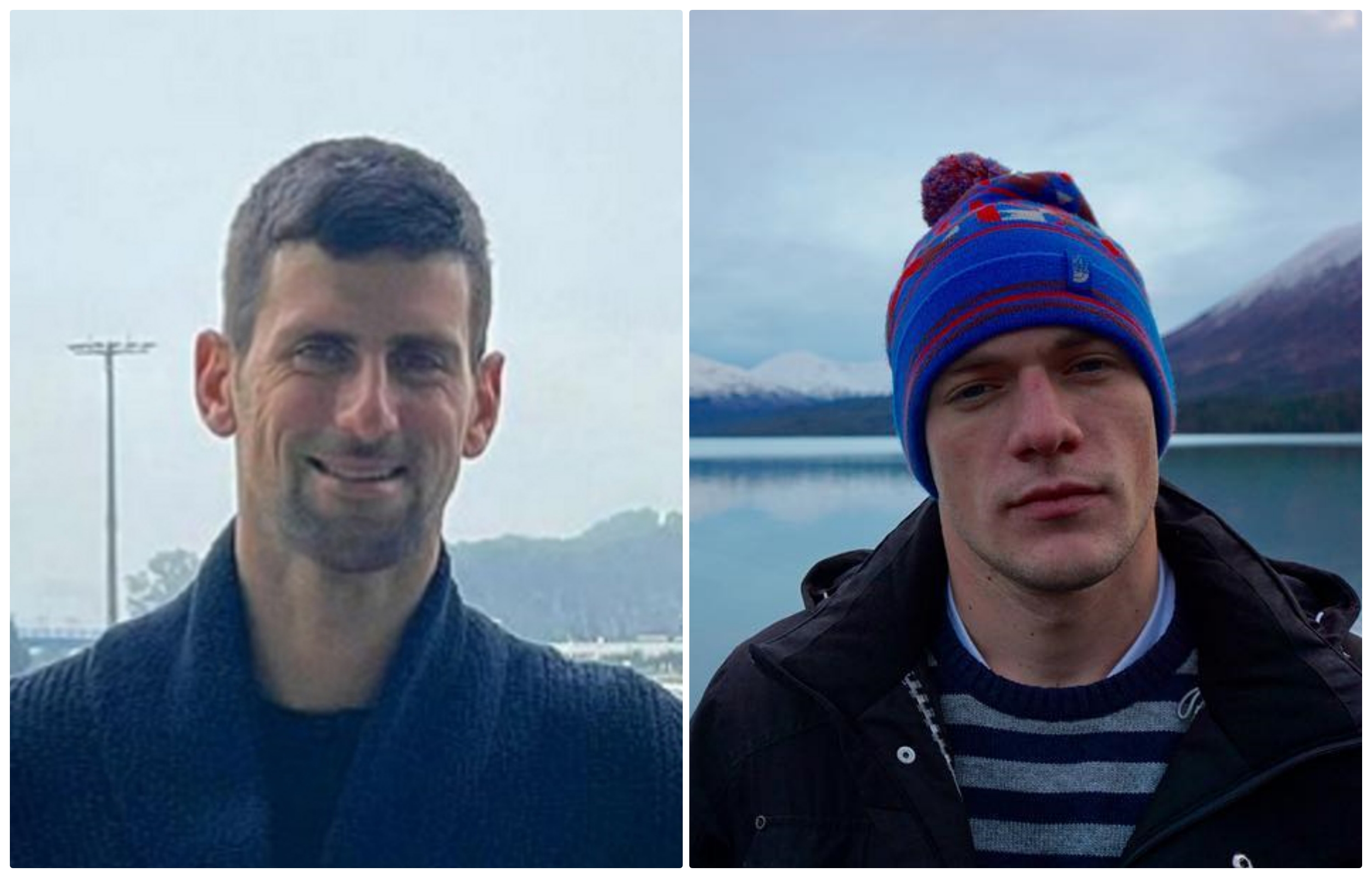 collage uroš medić i novak