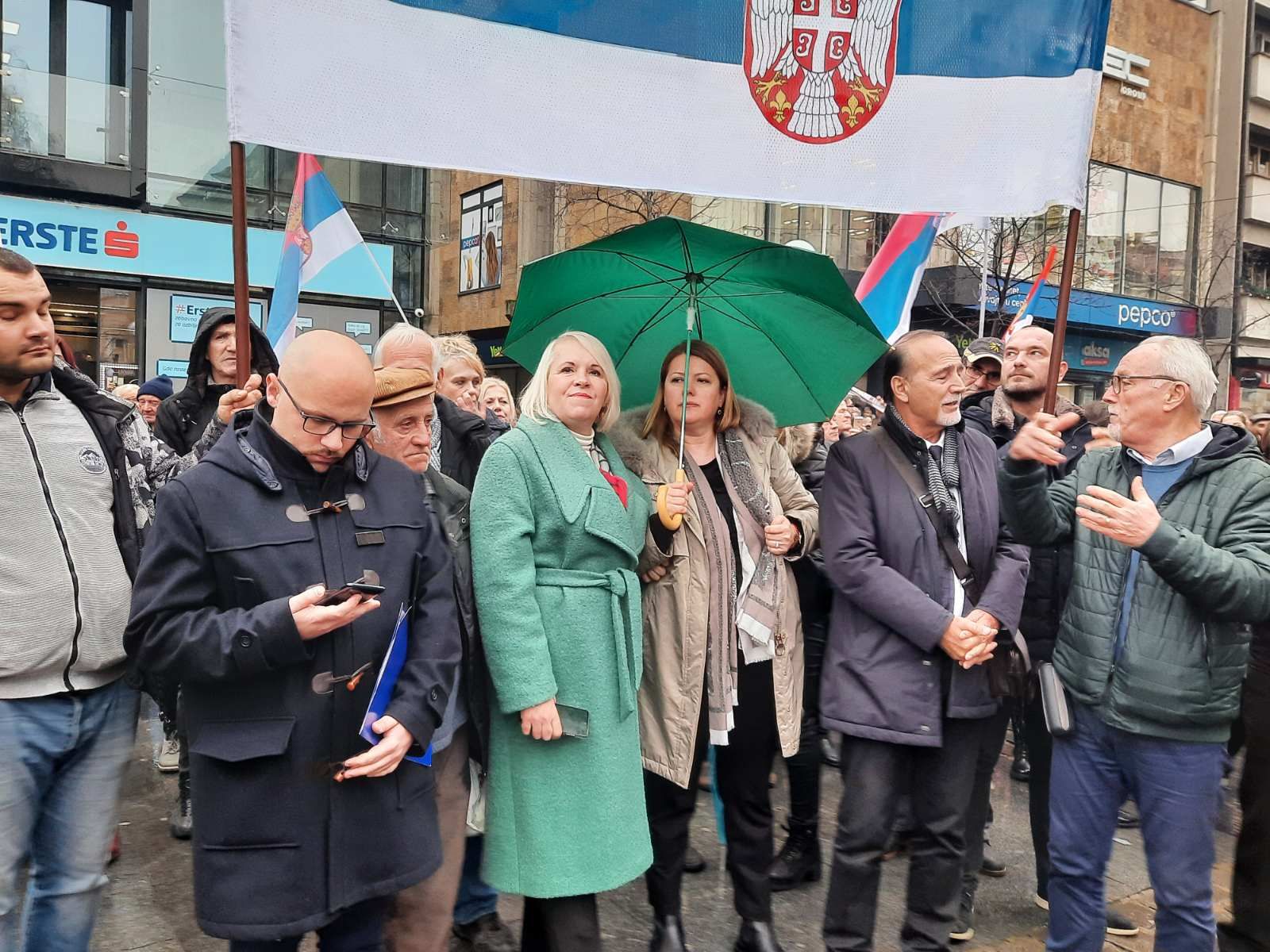 Kragujevac 27.12.2022. Podrška Srbima na barikadama na Kosovu, skup Foto: Aleksandra Petrović/Nova.rs