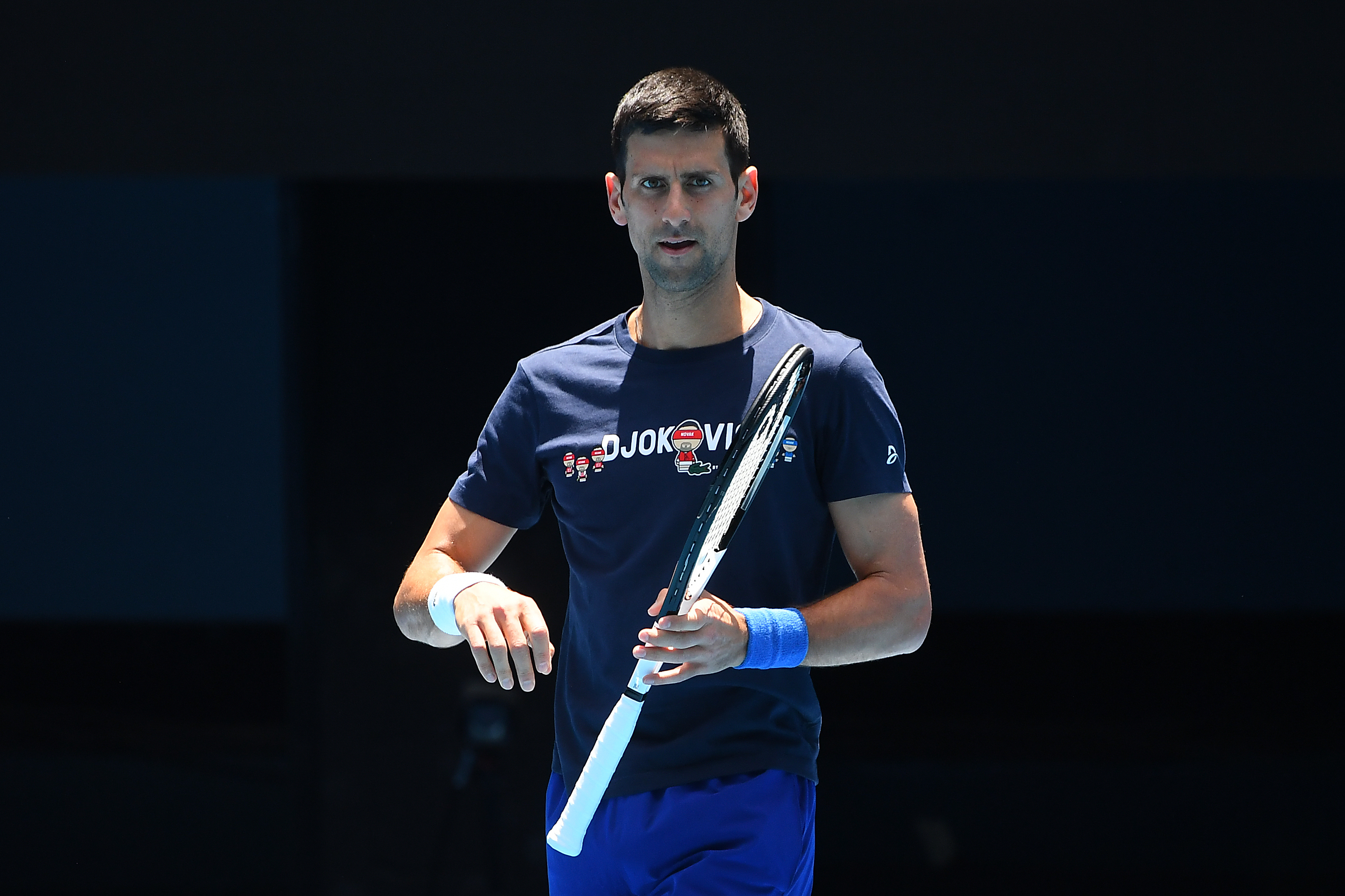 Serbian tennis player Novak Djokovic