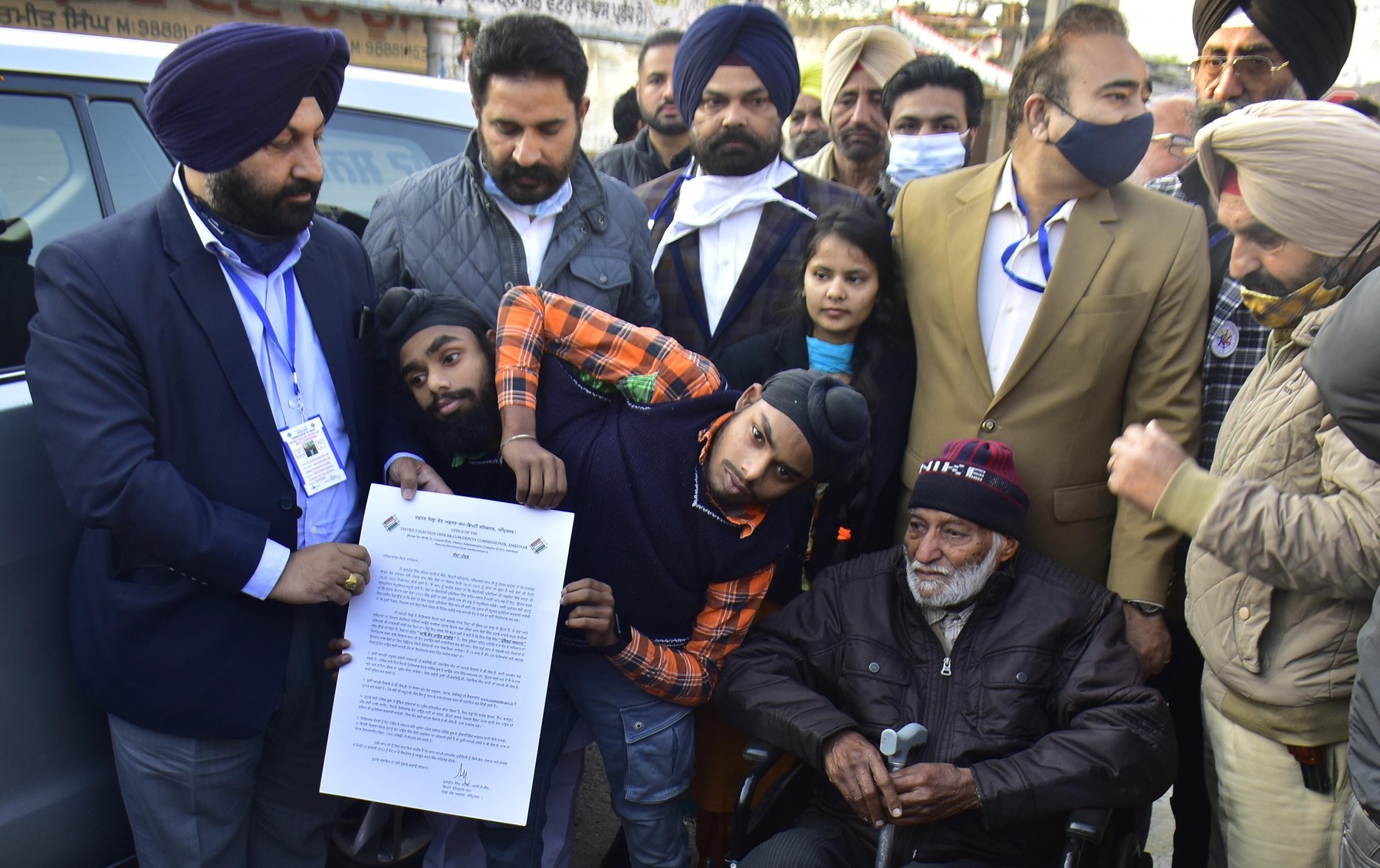 Punjab Assembly Election 2022, Amritsar, India - 20 Feb 2022