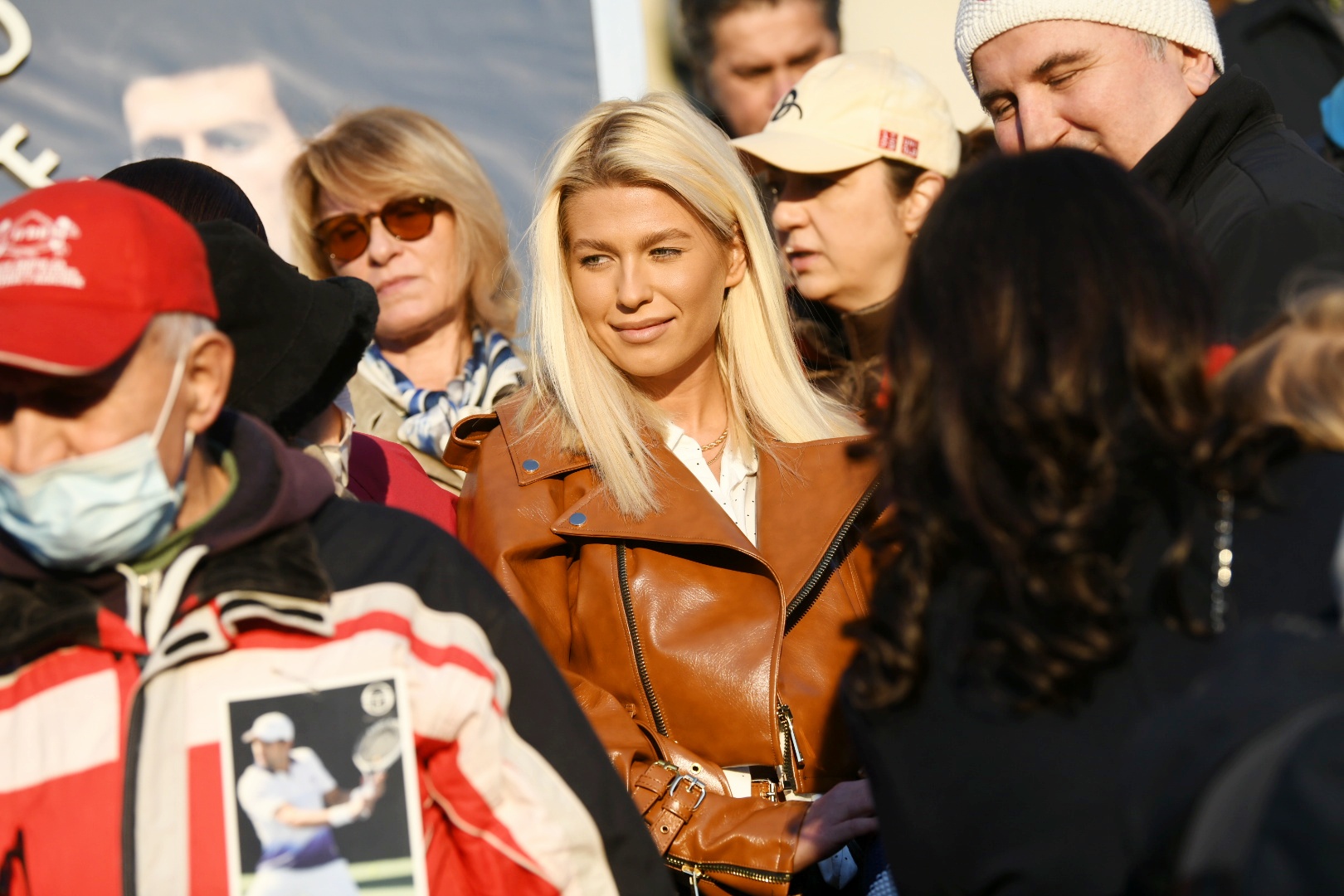Beograd, 07.01.2022. novak đoković protest skupština