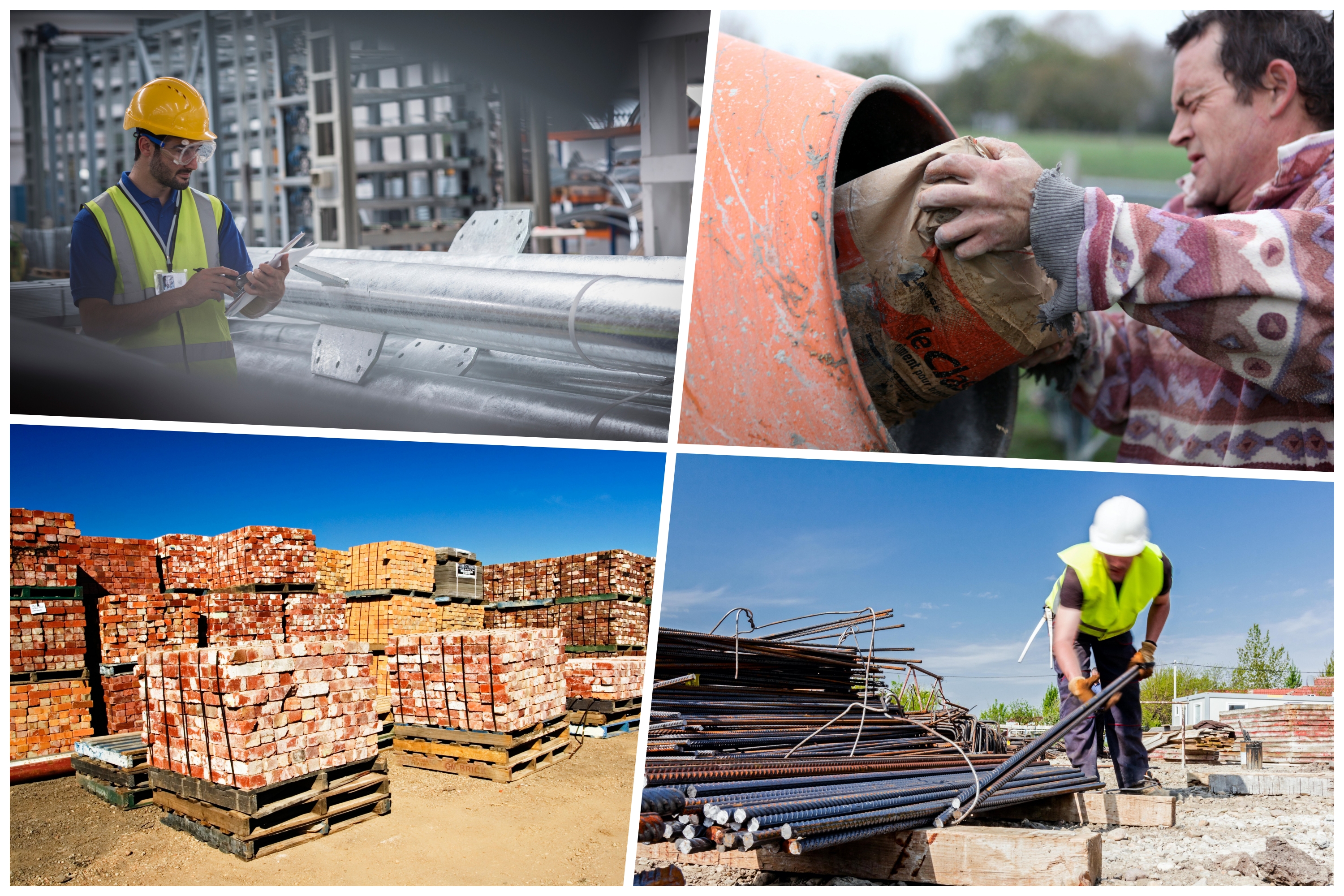 Kombo građevinski materijal, stovarište: Aramatura cemet, opeka, gvožđe