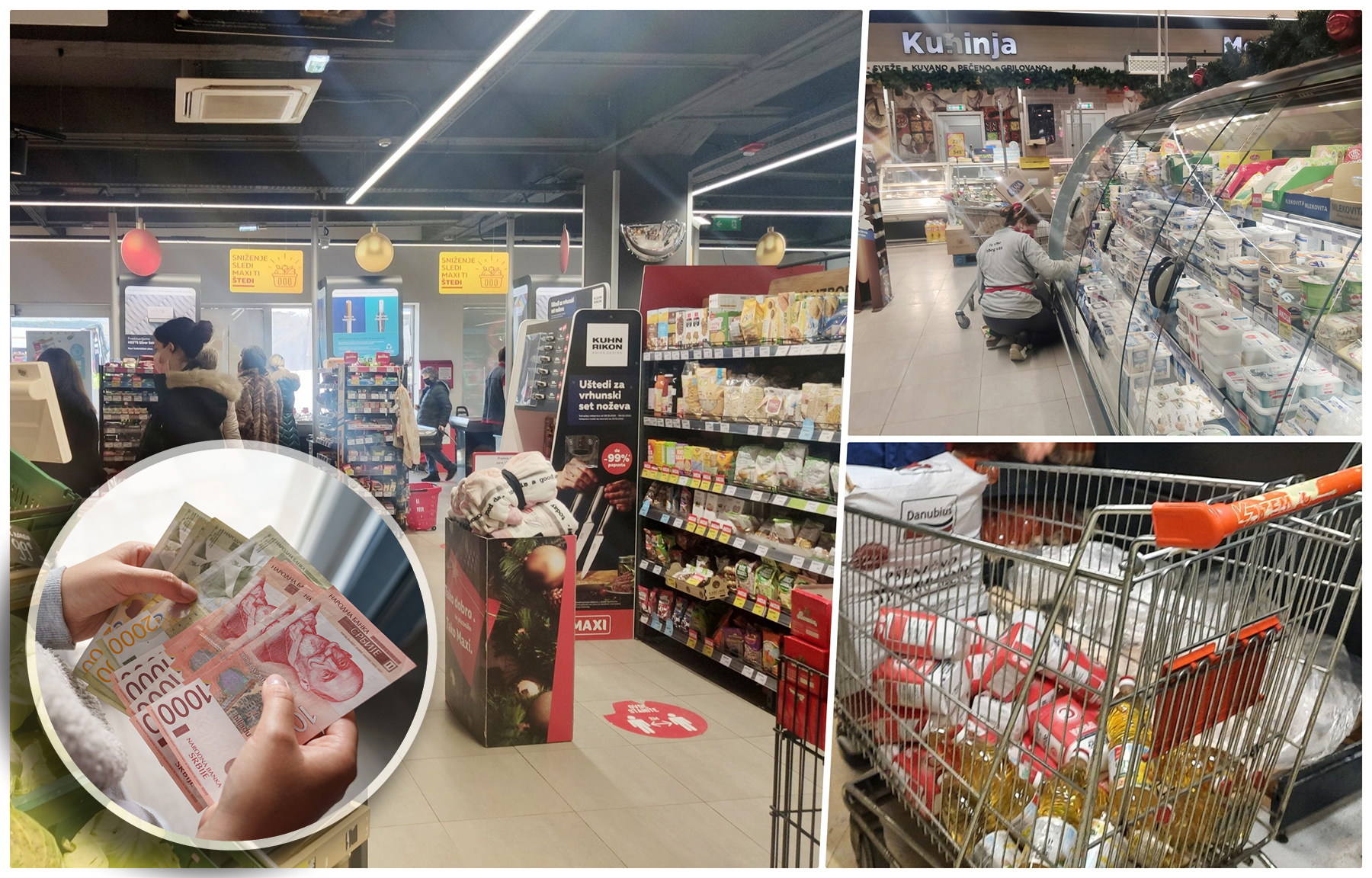 hrana prodavnica pare