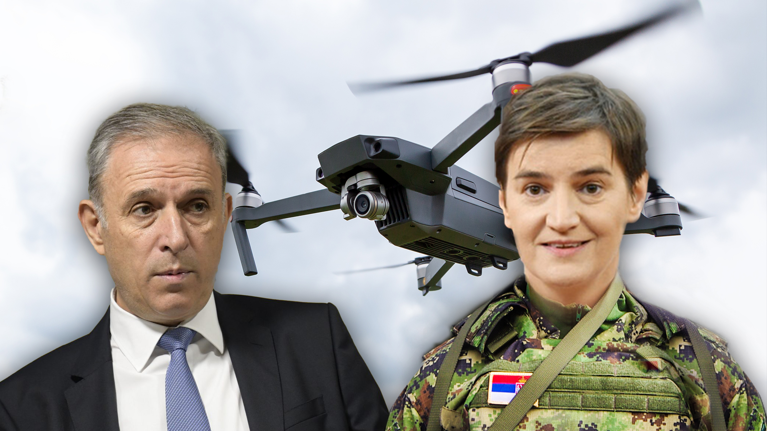 Ana Brnabić. Zdravko Ponoš, Dron