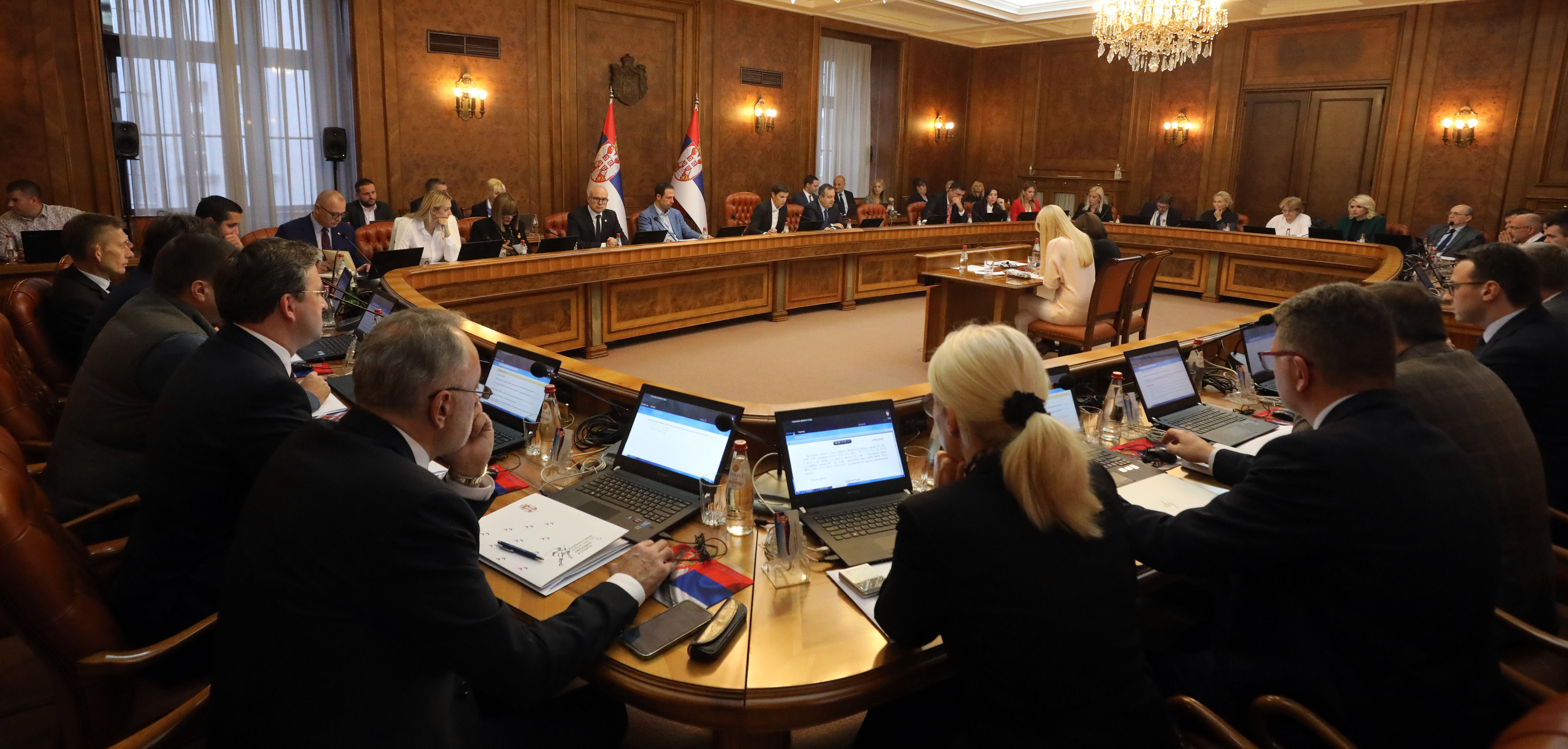 Beograd, 31. oktobra 2022 - Sednica Vlade Republike Srbije. FOTO TANJUG/ VLADA REPUBLIKE SRBIJE/ SLOBODAN MILJEVIC/bs
