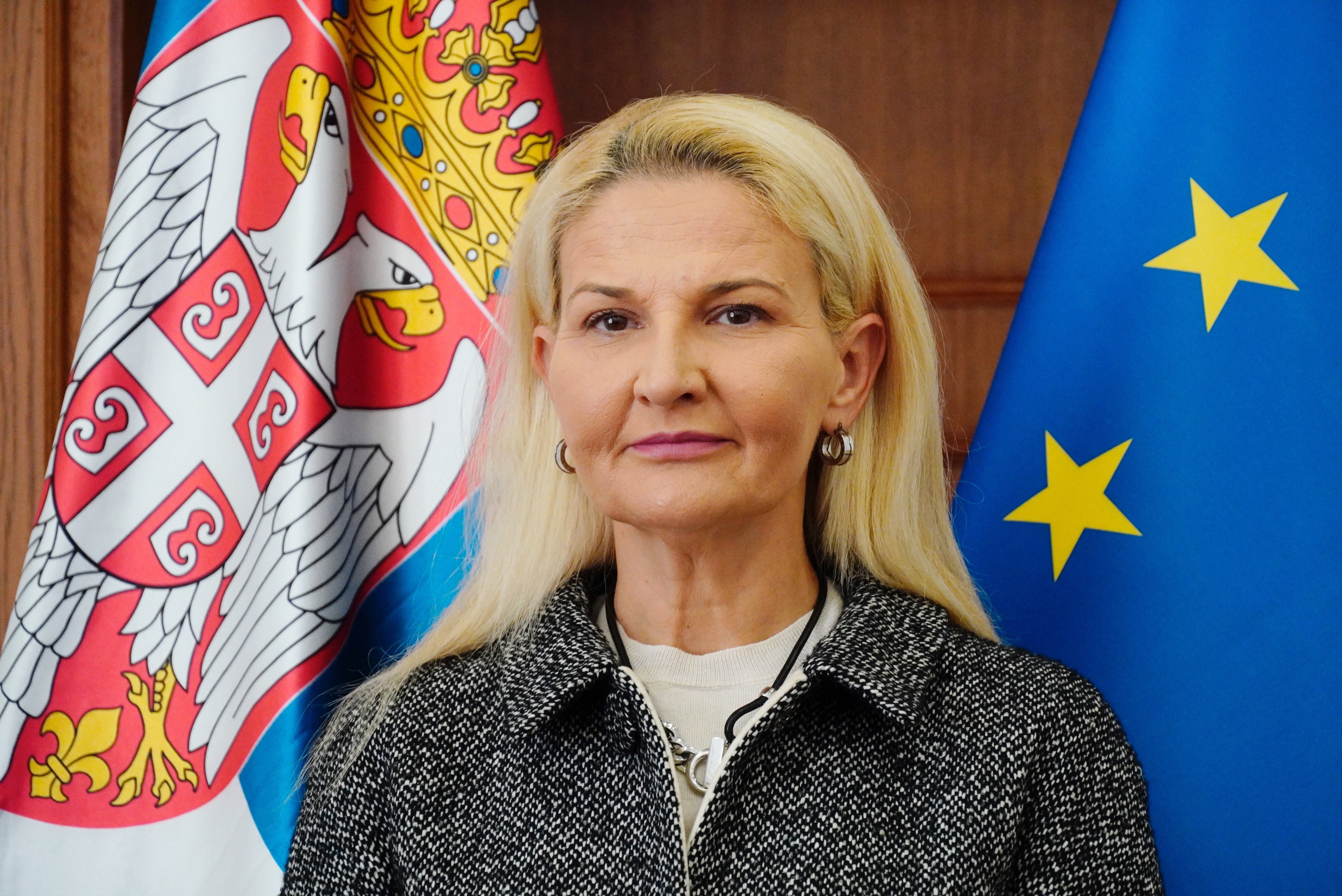 Beograd, 1. novembra 2022.- Ministarka za evropske integracije Tanja Miscevic sastala se sa ambasadorom EU u Republici Srbiji Emanuelom Ziofreom. FOTO TANJUG/ VLADIMIR SPORCIC/ bs