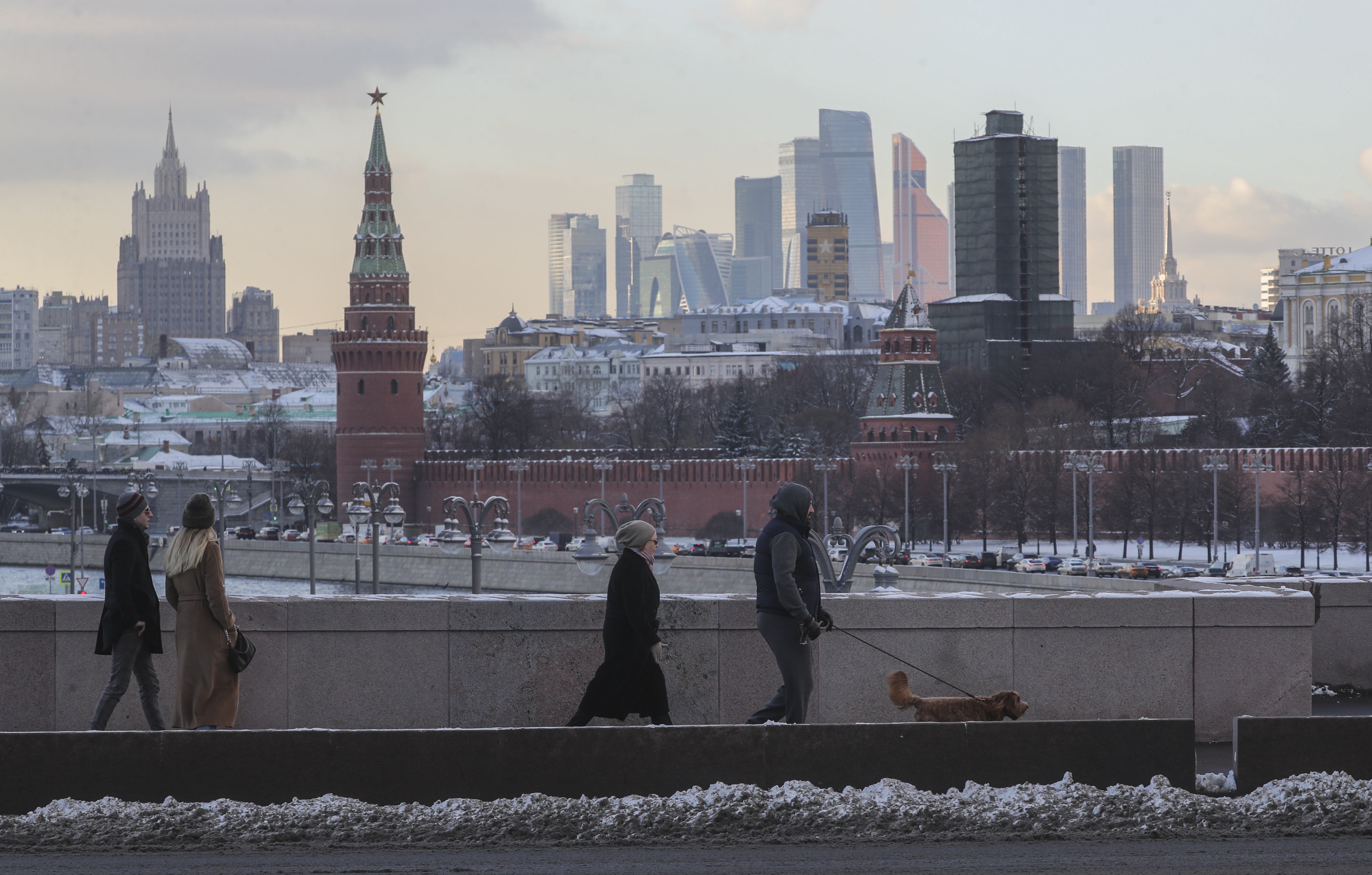 Winter arrives in Moscow
