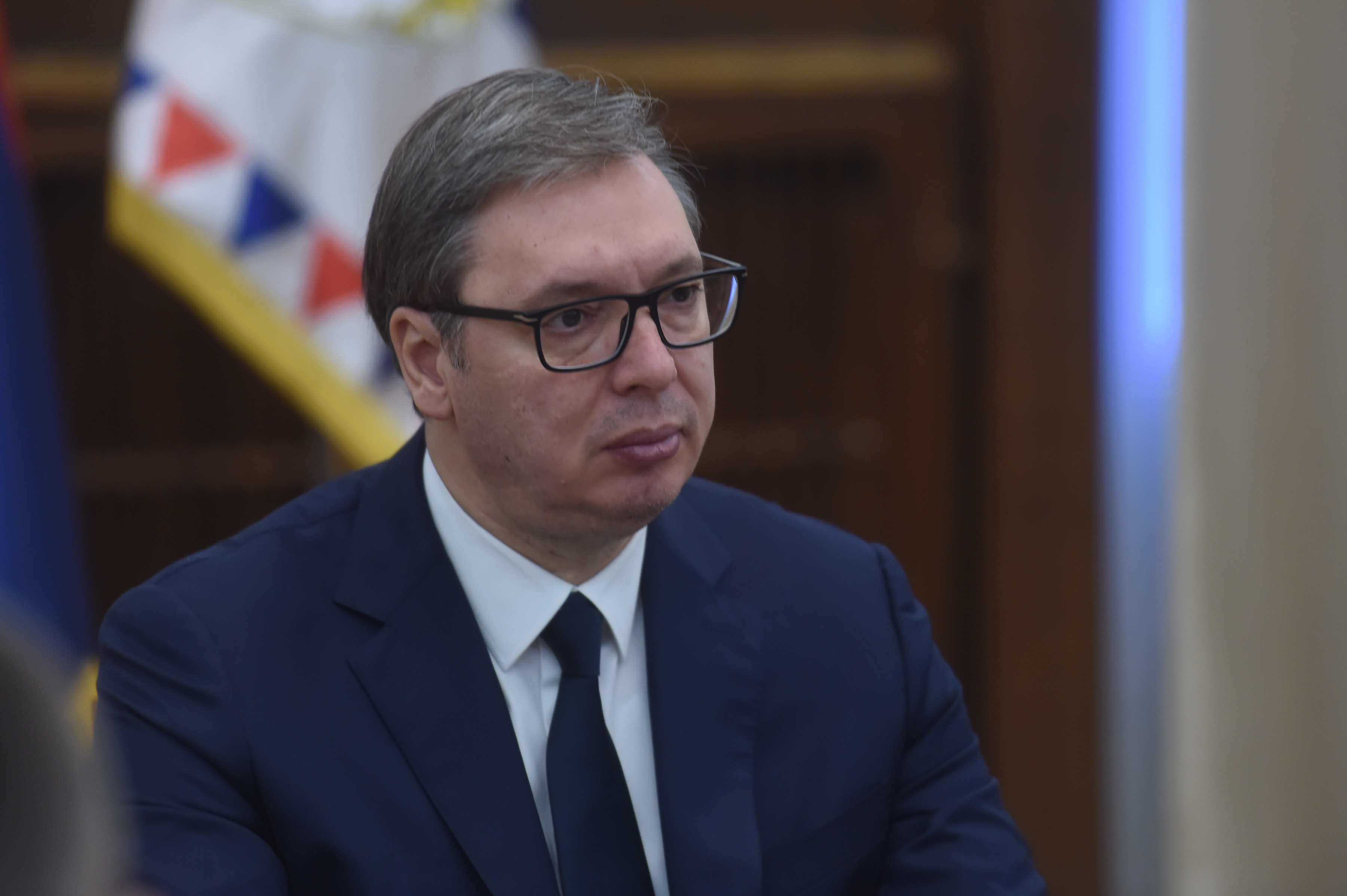 Beograd, 19. oktobra 2022. - Predsednik Republike Srbije Aleksandar Vucic sastace se sa predsednicom Skupstine Crne Gore Danijelom Djurovic. FOTO TANJUG/ STRAHINJA ACIMOVIC/ bg