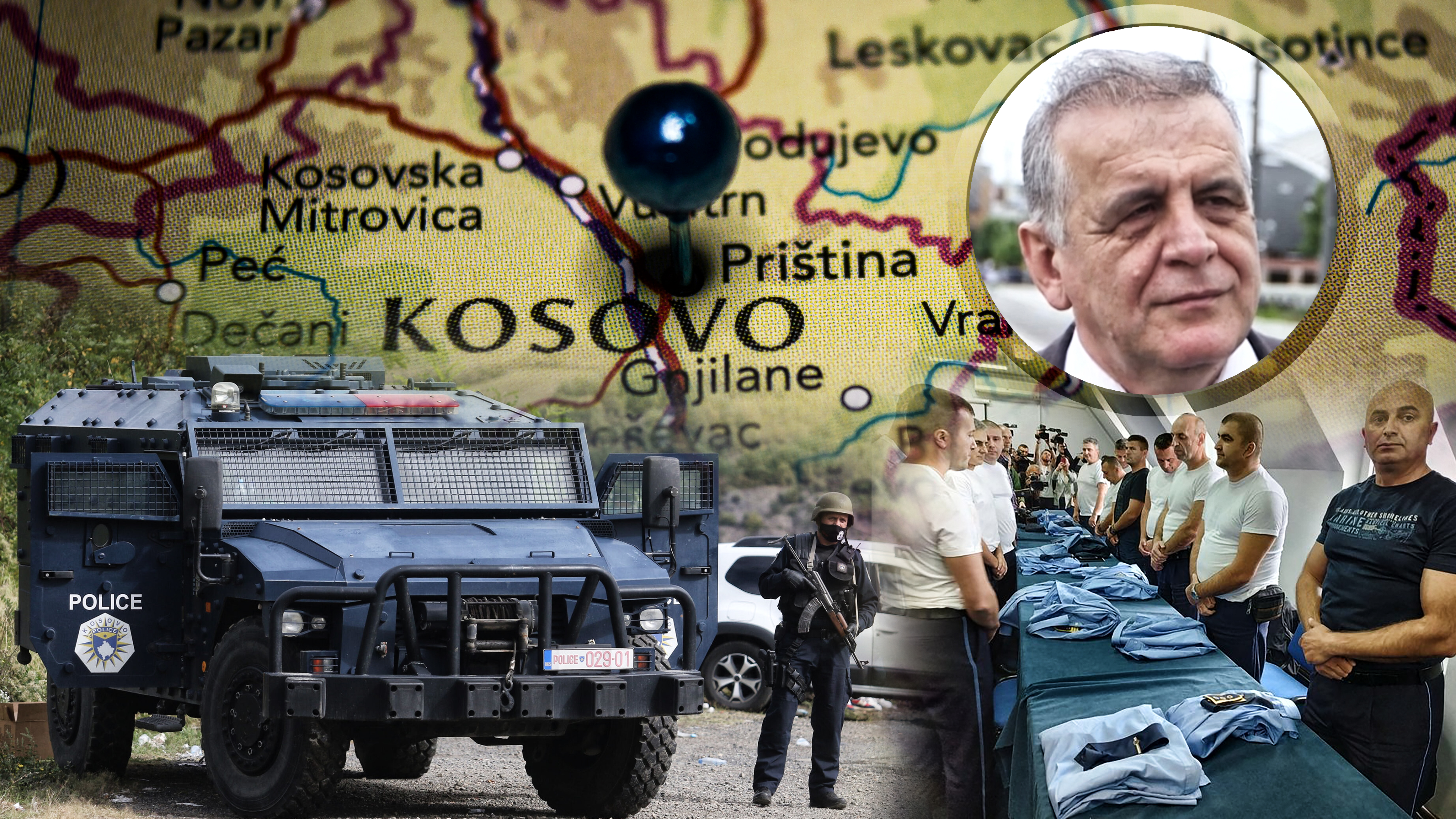 Pristina, the capital city of Kosovo pinned on geographical map Spahiu kosovo