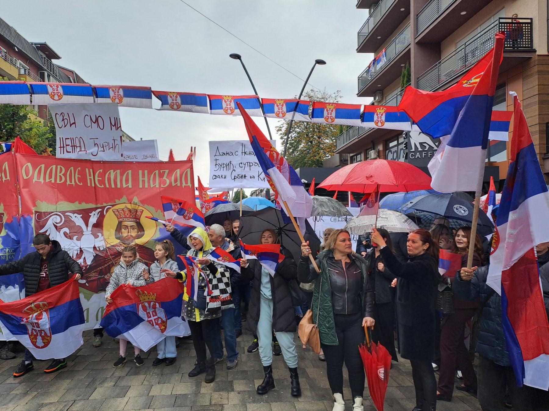 Protest, miting Kosovo, Kosovska Mitrovica