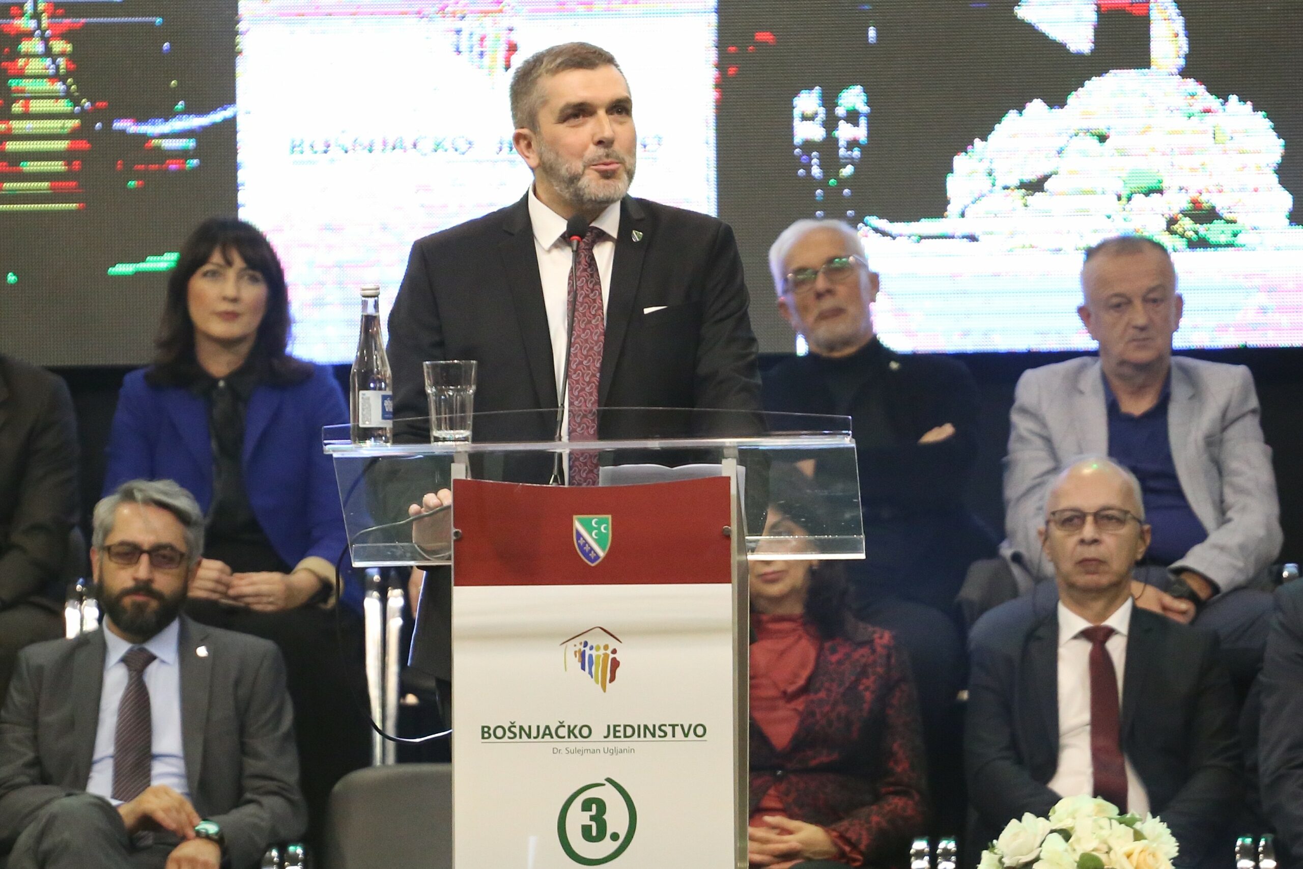 Novi Pazar 10.11.2022. SDA, Stranke Demokratske Akcije Sandžaka, održala završnu konvecniju, poručili da Bošnjačko veće ne sme da padne u ruke Vučića Foto: Irfan Ličina/Nova.rs