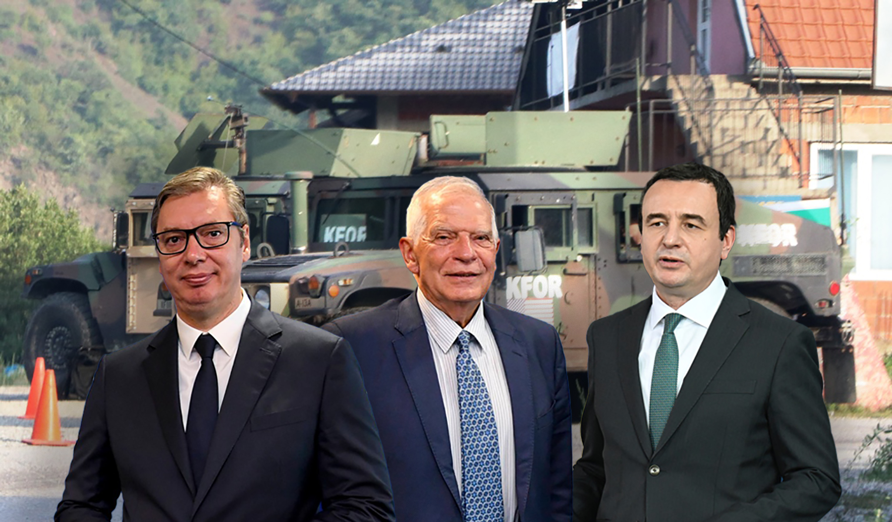 Kfor, kosovo, vučić, borelj, kurti