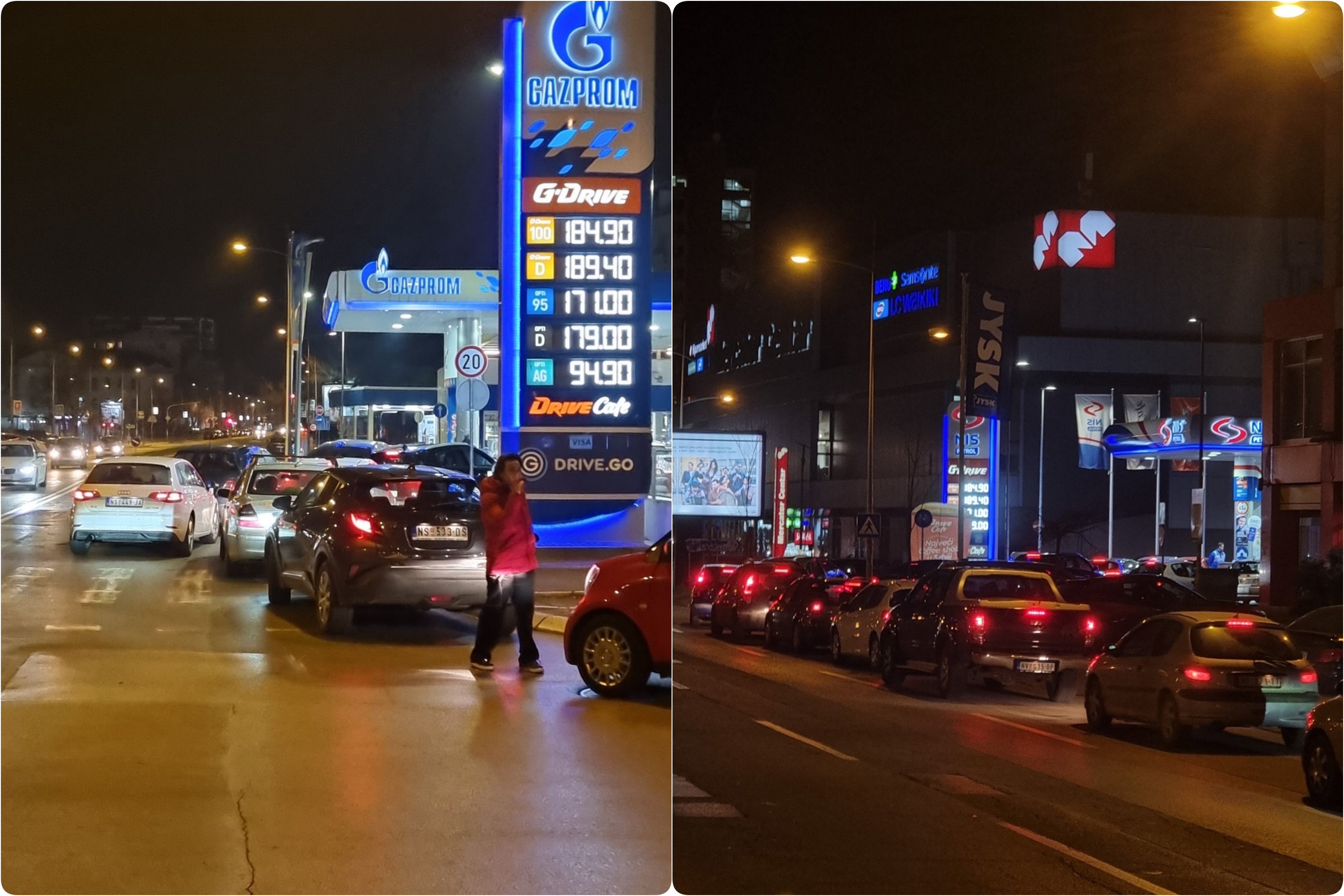 Novi Sad benzinska pumpa benzin gorivo kupovina redovi