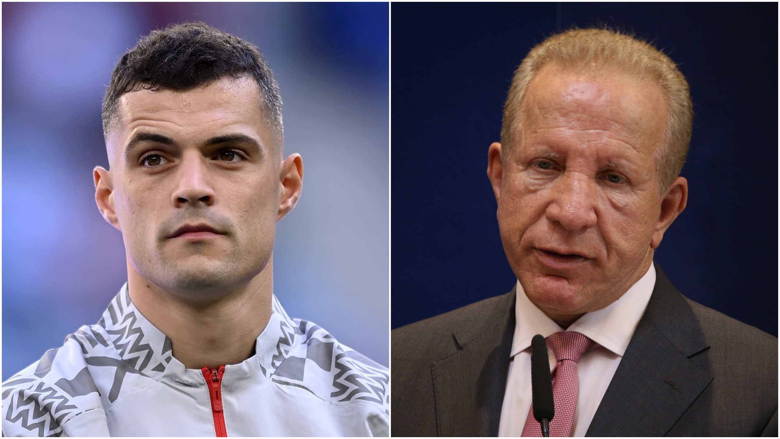 Granit Džaka i Bedžet Pacoli, kombo Foto: LaPresse / ddp USA / AA/ABACA / Abaca Press / Profimedia