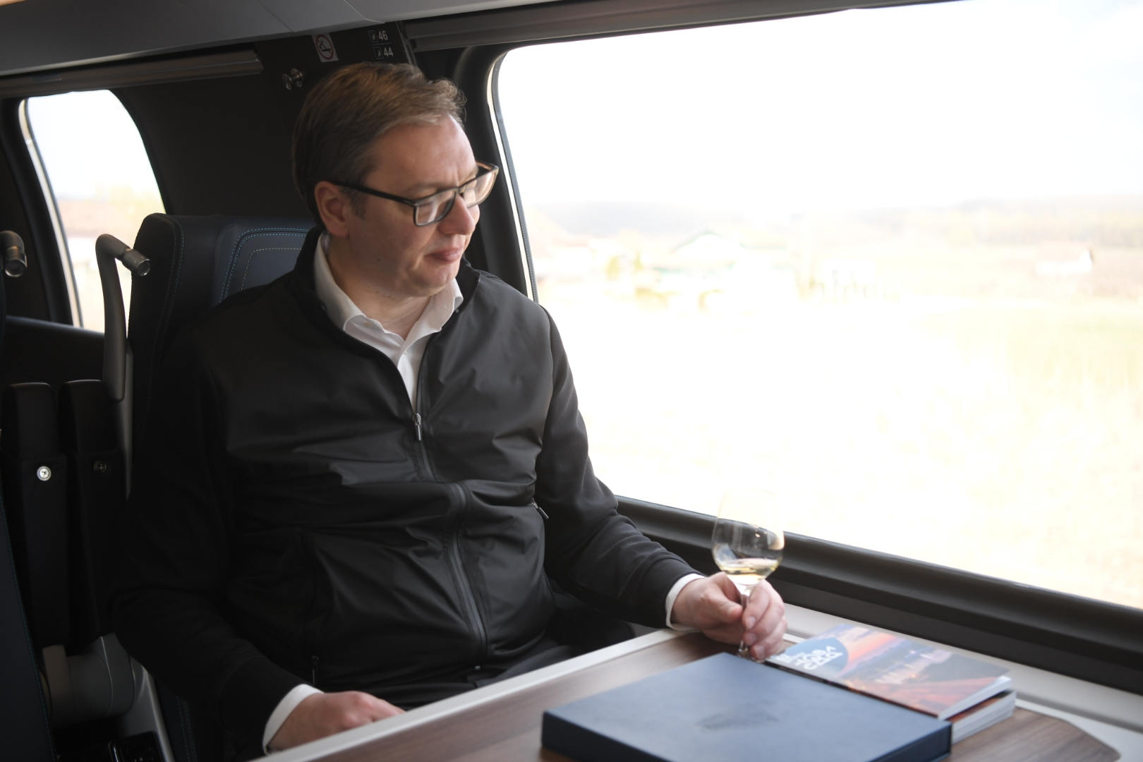 Novi Sad19.03.2022. Puštanje u saobraćaj deonice pruge Beograd - Novi Sad u okviru međunarodne, medjunarodne brze pruge Beograd - Budimpešta. Voz Soko, železnička stanica Foto: Dragan Mujan/Nova.rs