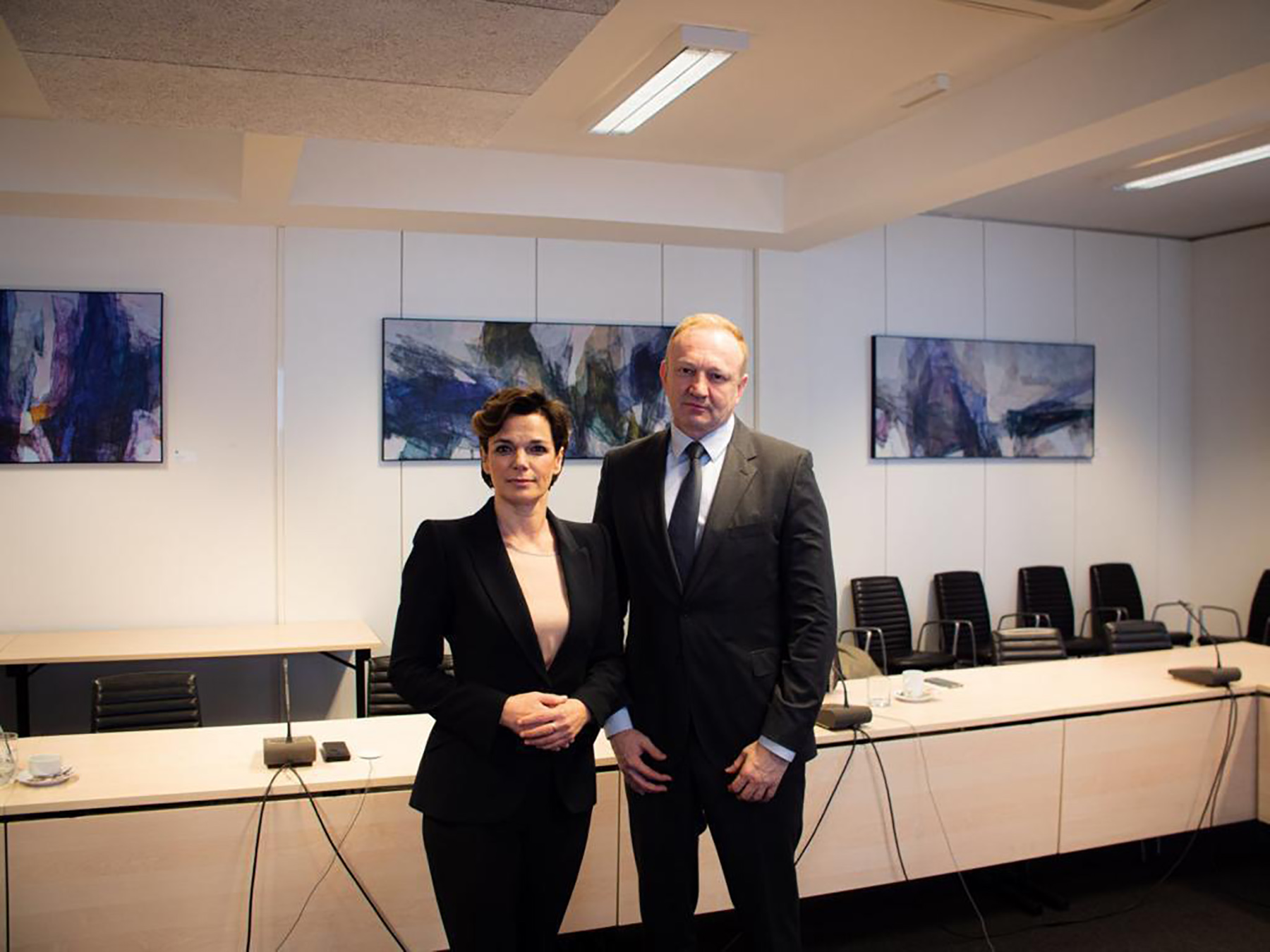 Pamela Wagner i Dragan Djilas