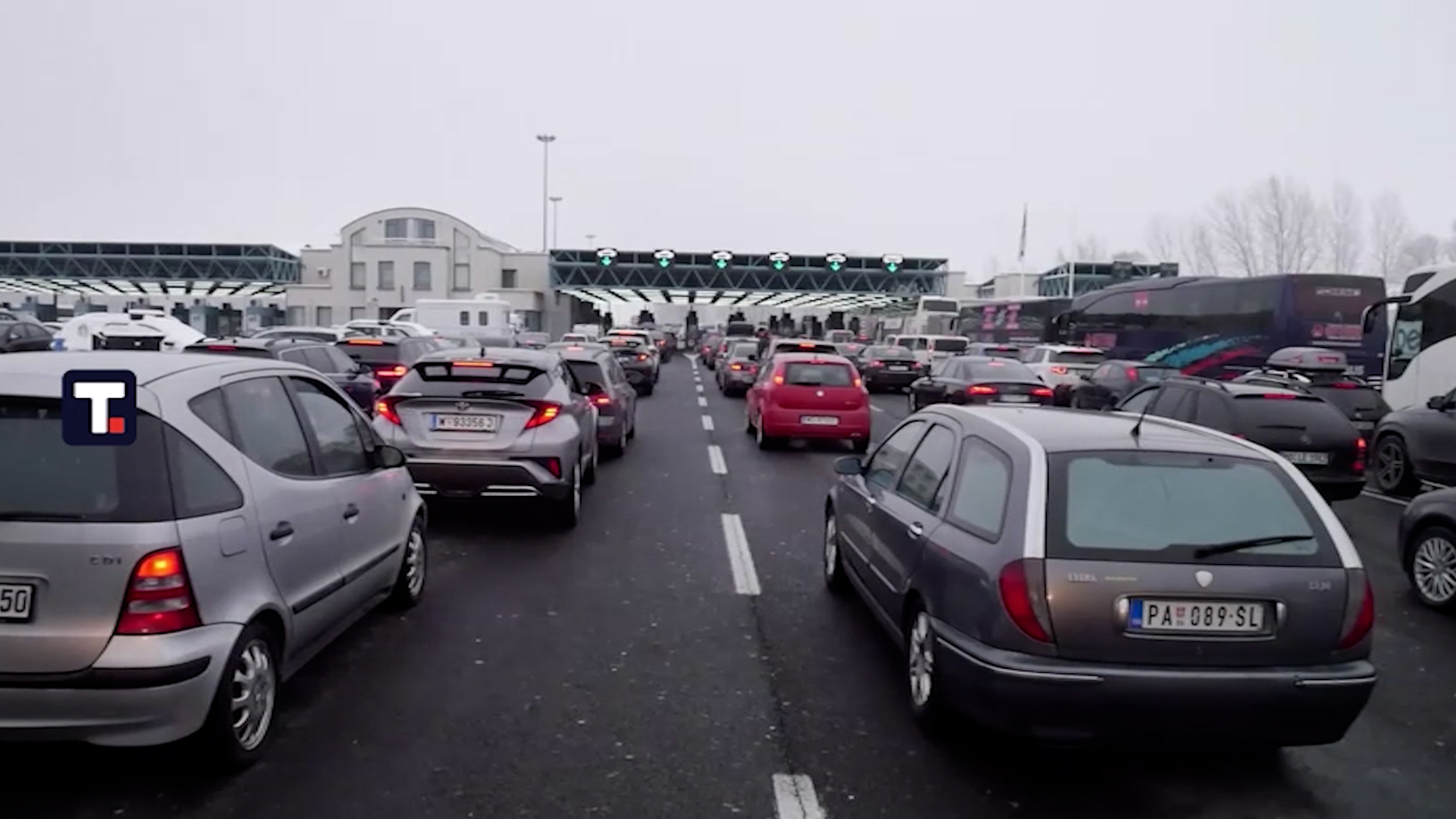 Velika gužva na graničnom prelazu "Horgoš"