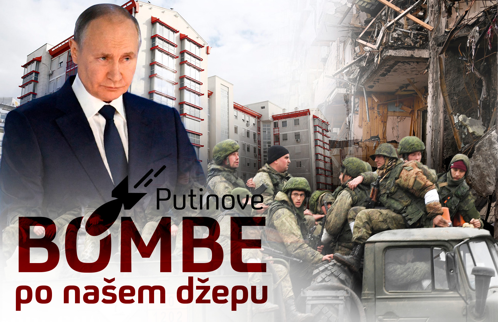 Stanovi Putin, Vladimir Putin, bombe, rat, Ukrajina, vizual, Putinove bombe po našem džepu Grafika: Slađana Đermanović/Nova.rs/Reuters/TANJUG/AP/Profimedia