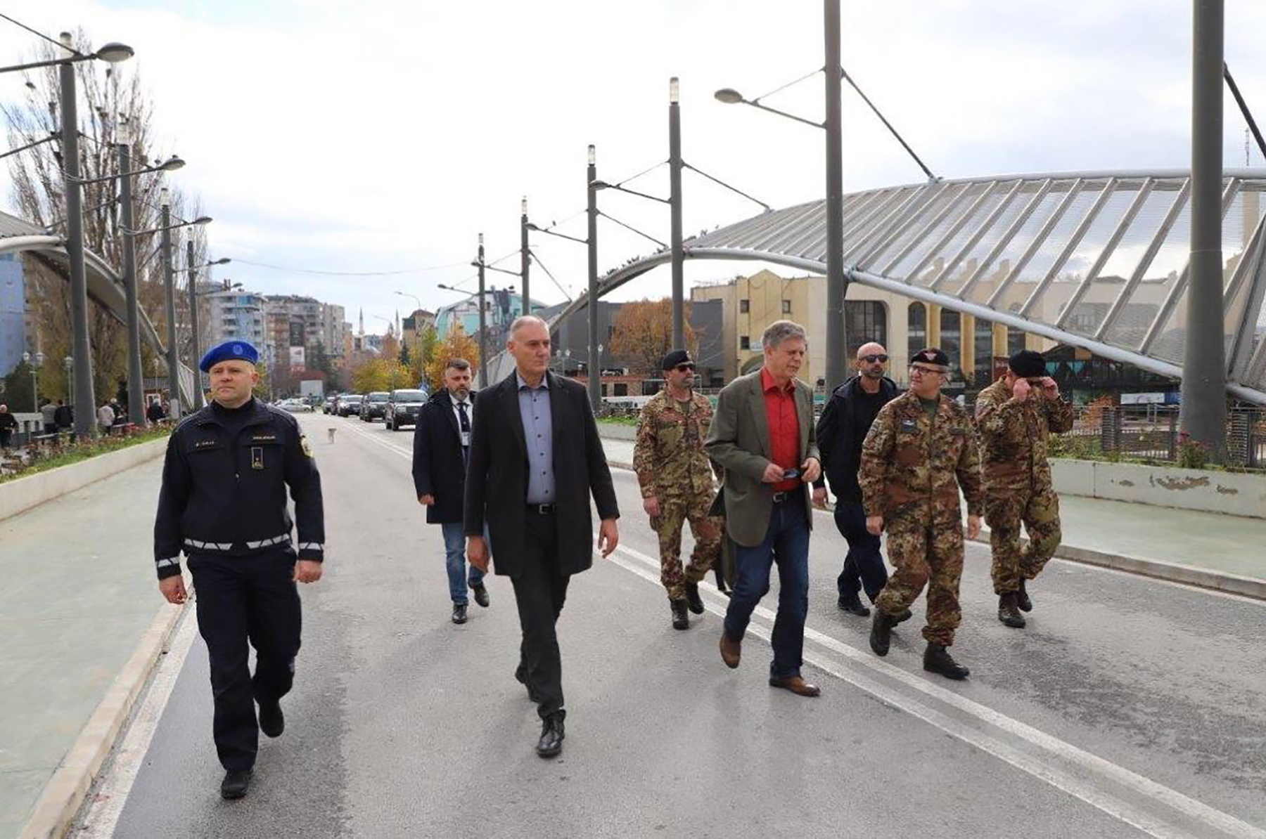 Šef EULEX-a i komandant KFOR-a danas su obišli Severnu Mitrovicu. Lars Gunar Vigemar, Angelo Mikele Ristuća