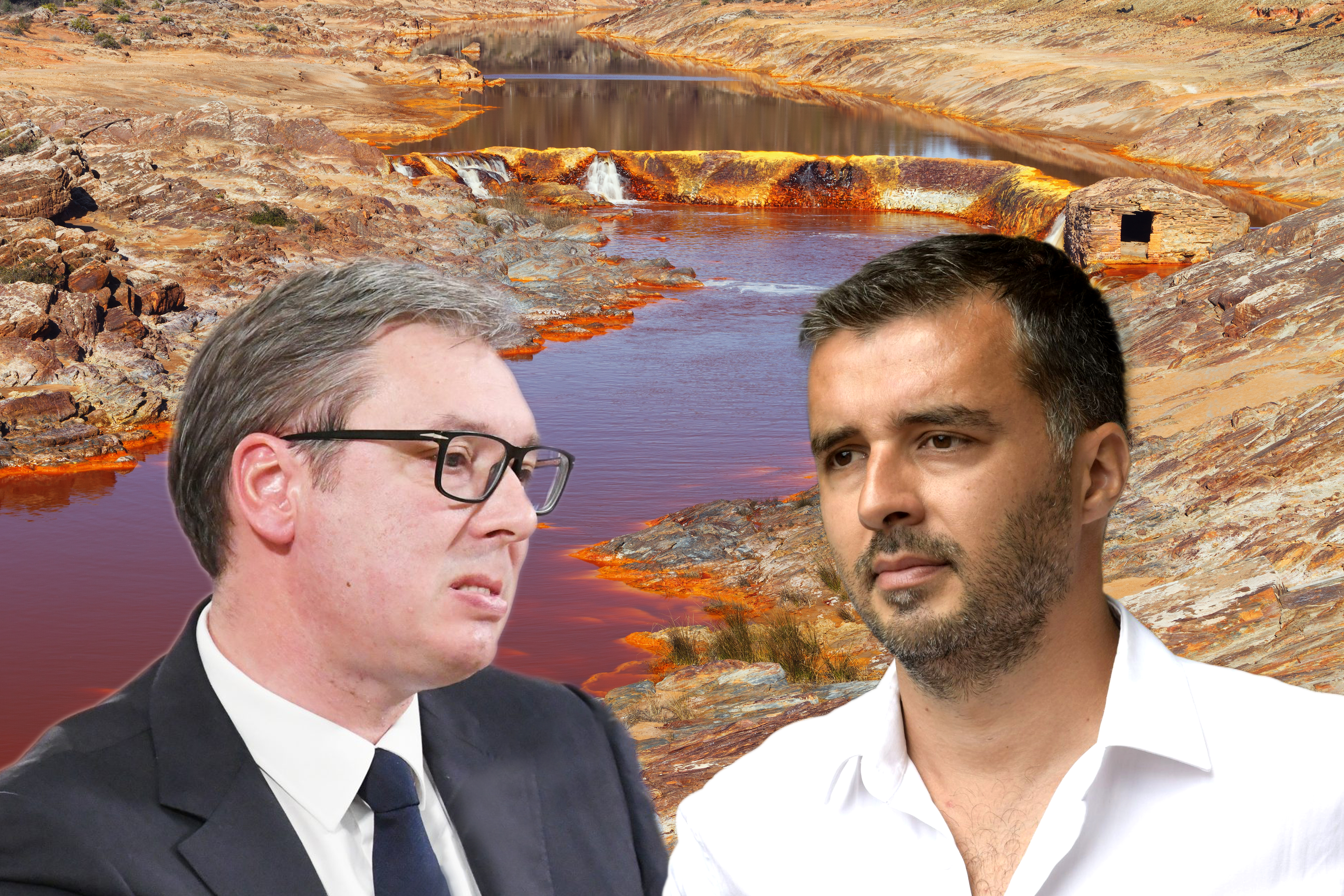 aleksandar vucic, savo manojlovic, rio tinto. Death and desolation in the Tinto River,Spain. As a possible result of the mining, Rio Tinto is notable for being very acidic and its deep reddish hue is due to iron and copper dissolved in the water.