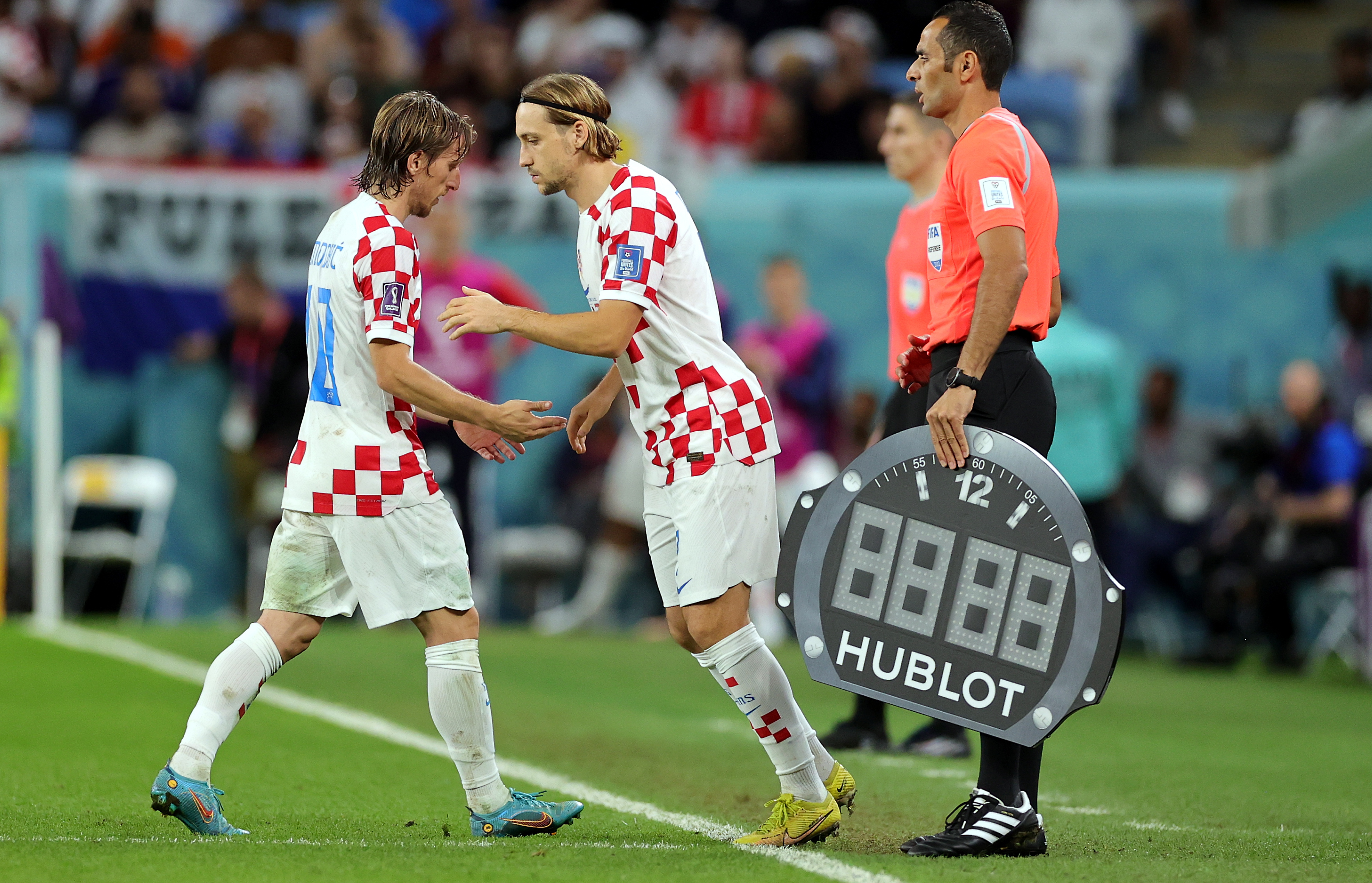 Luka Modrić i Lovro Majer