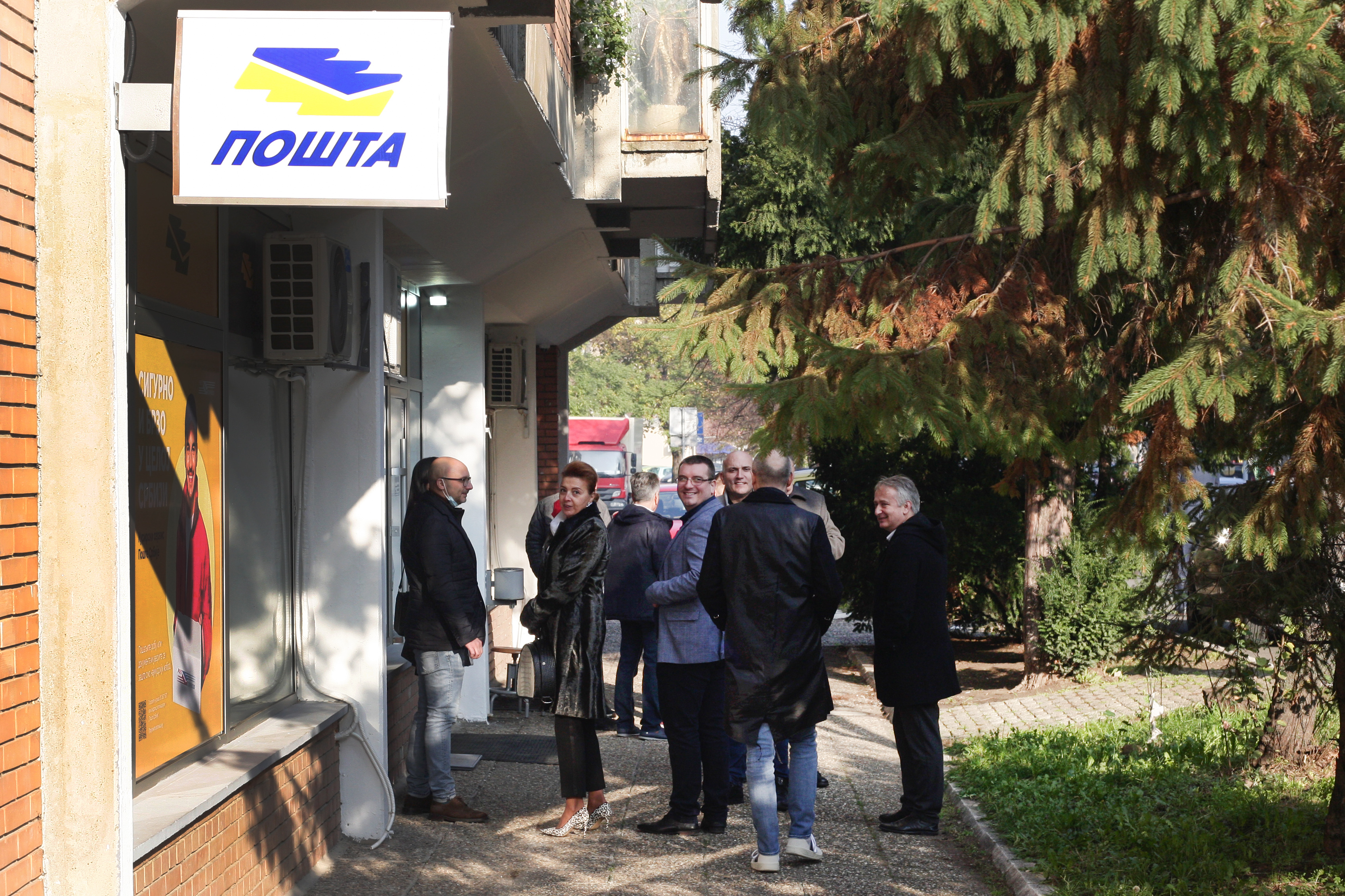 Beograd, 15. novembra 2021. - V.d. direktora Poste Srbije Zoran Djordjevic otvorio novu poslovnicu u Zemunu - 11083 Beograd 144.FOTO TANJUG/SAVA RADOVANOVIC/ bs