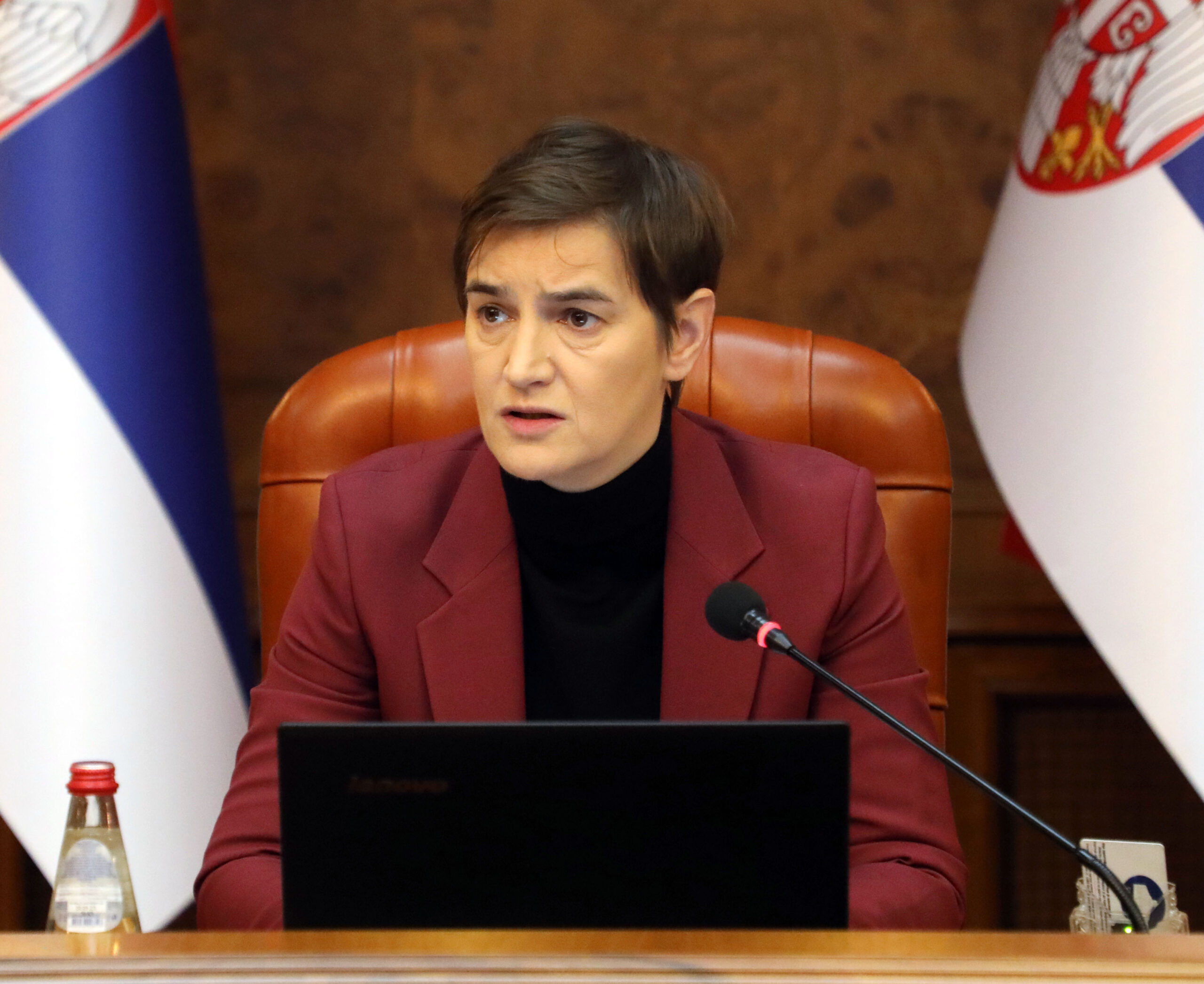 Beograd, 24. novembra 2022.- Premijerka Srbije Ana Brnabic na sednici Vlade Srbije. FOTO TANJUG/ VLADA REPUBLIKE SRBIJE/ SLOBODAN MILJEVIC/ nr