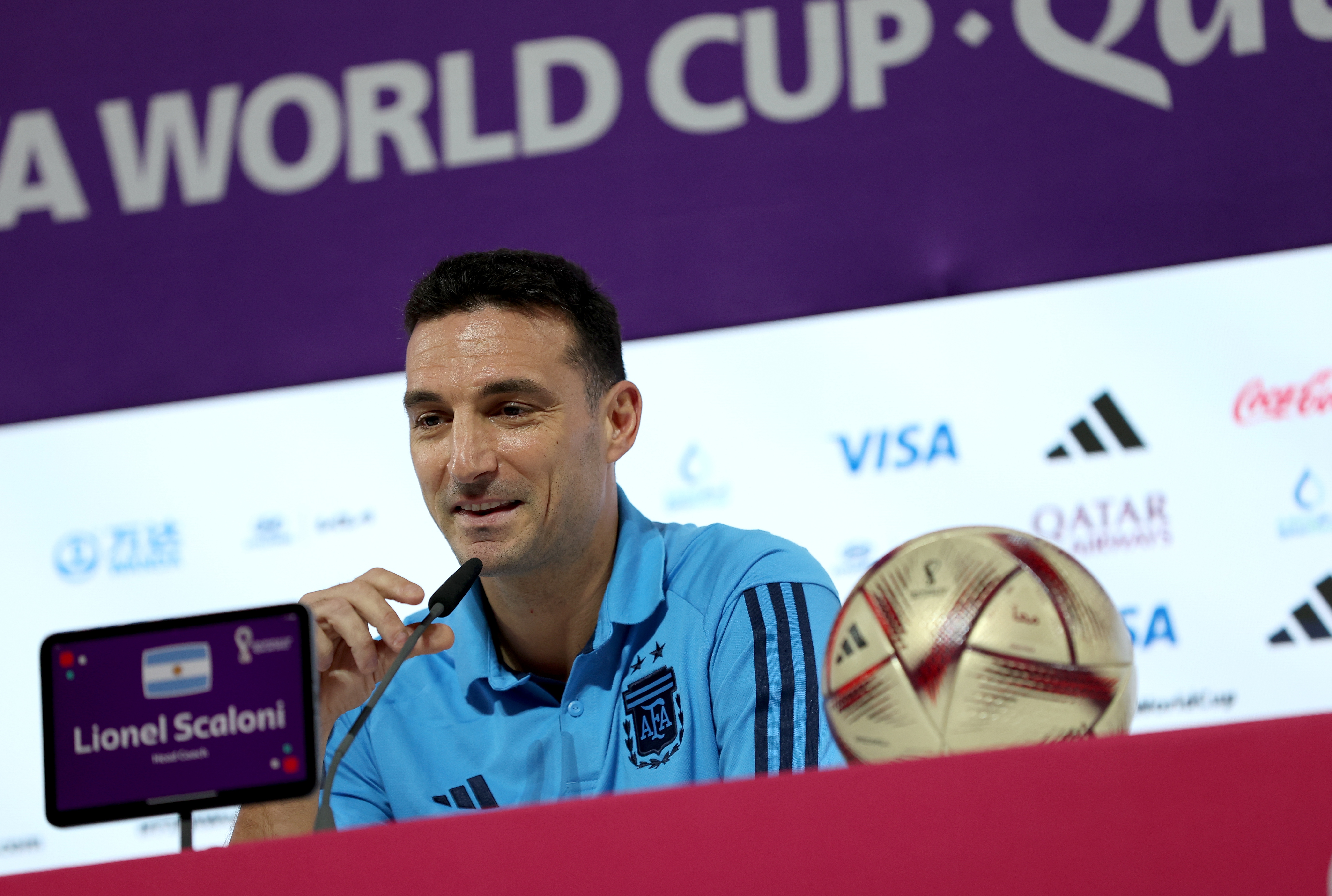 FIFA World Cup 2022 - Argentina press conference