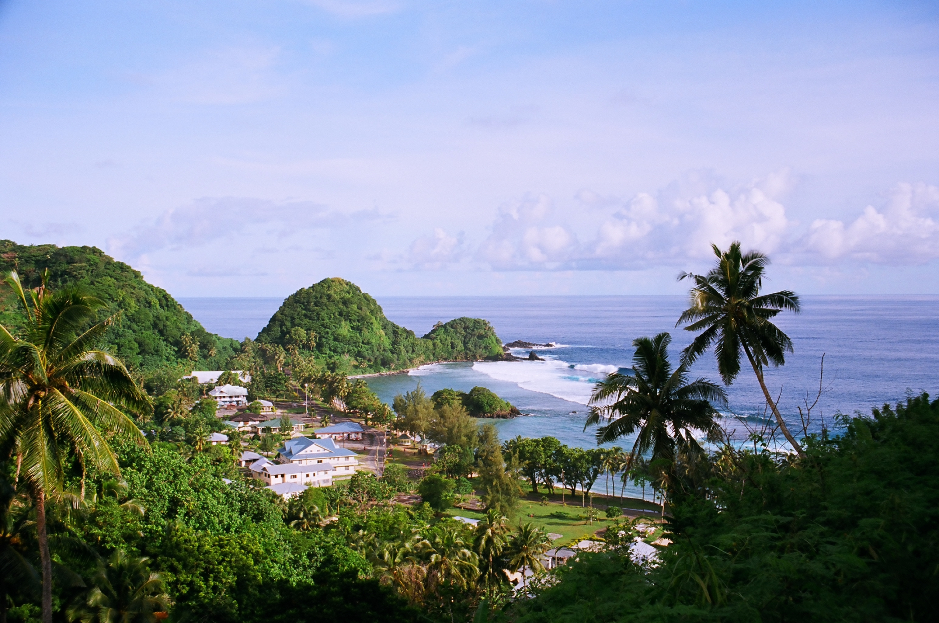 Village,Of,Amanave,,American,Samoa.