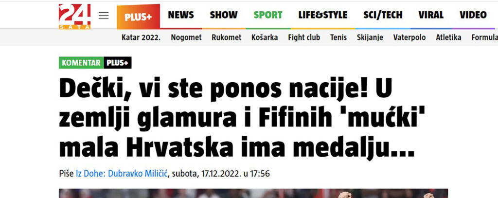 Hrvatska bronza svetsko prvenstvo