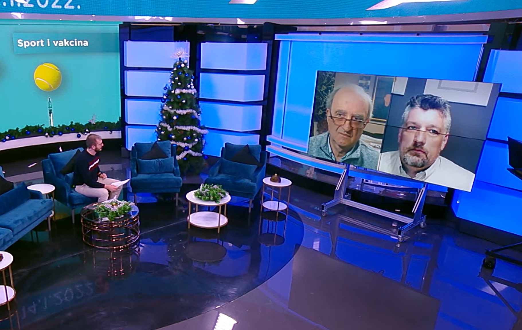 2. tema – Šta sportisti misle o vakcini? – gosti Andrija Gerić i Borislav Kamenov