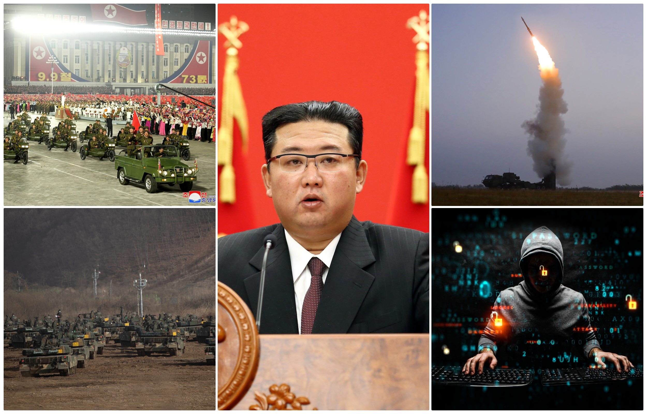 collage severna koreja