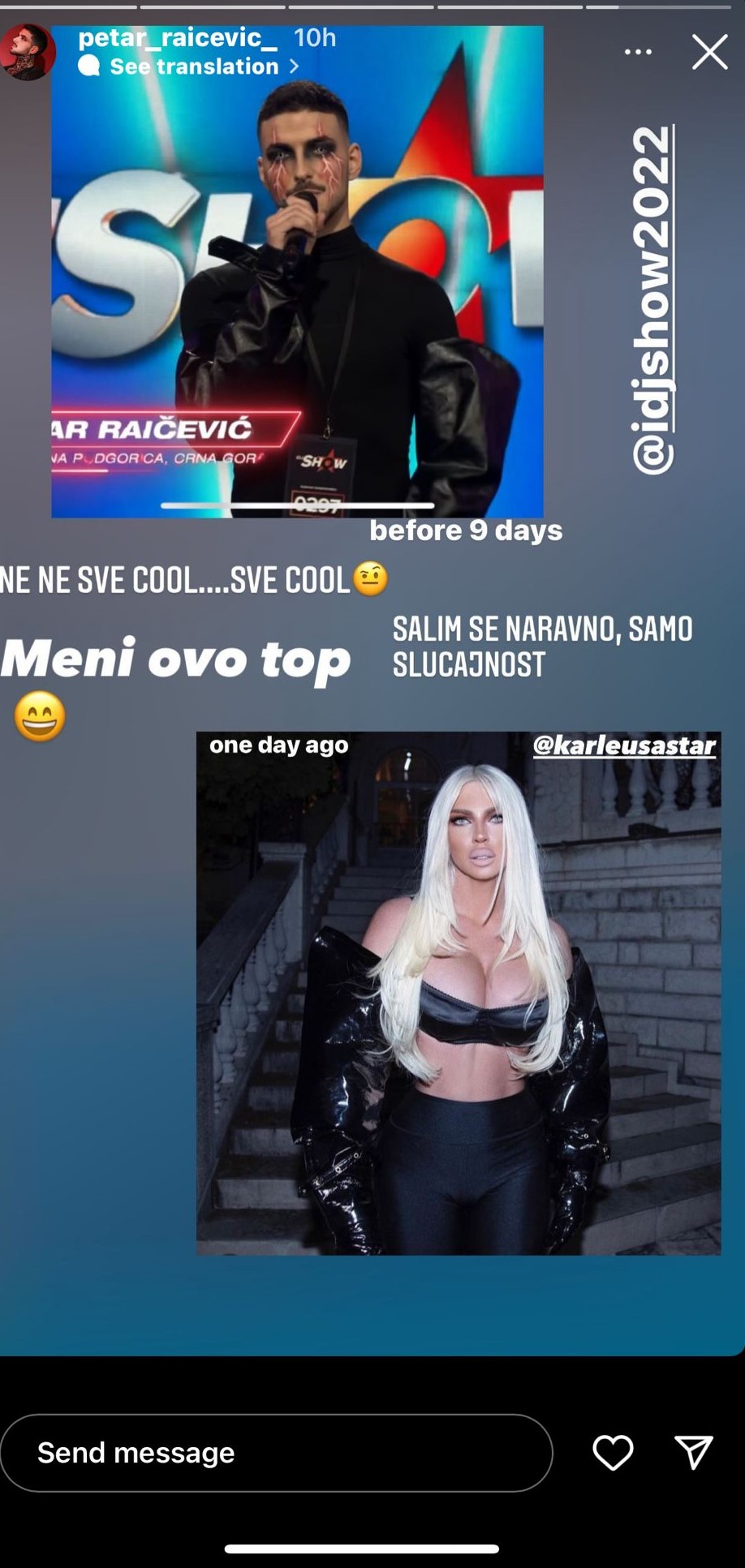 IDJSHOW
IDJTV
JELENA KARLEUŠA
PETAR RAIČEVIĆ
STAJLING