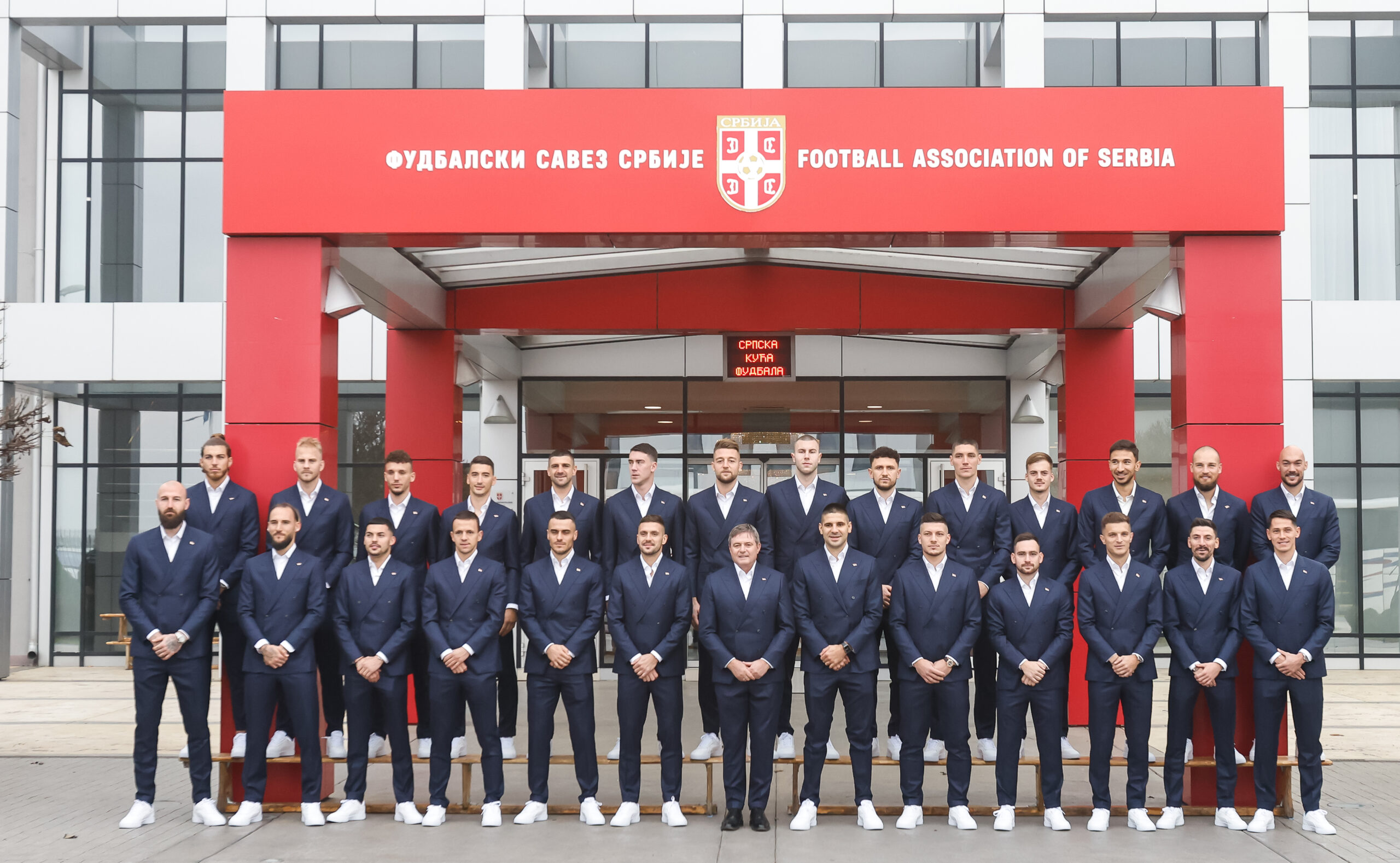 odlazak fudbalske reprezentacije Srbije na FIFA World Cup 2022 Qatar at Sports center of Serbia Footbal Federation on November 15, 2022 in Stara Pazova, Serbia. (Photo by Narko Djokovic/Starsport.rs ©)