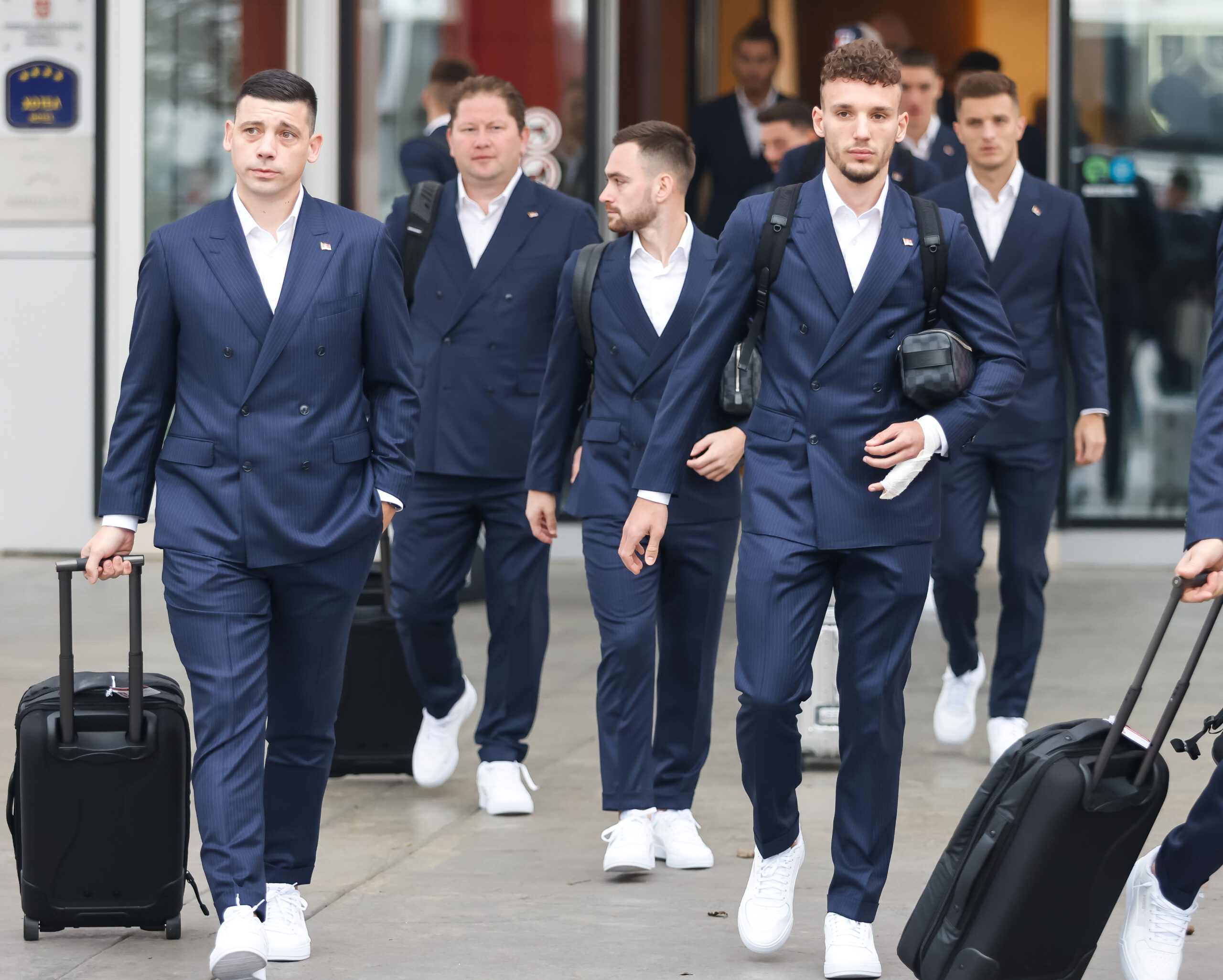 odlazak fudbalske reprezentacije Srbije na FIFA World Cup 2022 Qatar at Sports center of Serbia Footbal Federation on November 15, 2022 in Stara Pazova, Serbia. (Photo by Narko Djokovic/Starsport.rs ©)