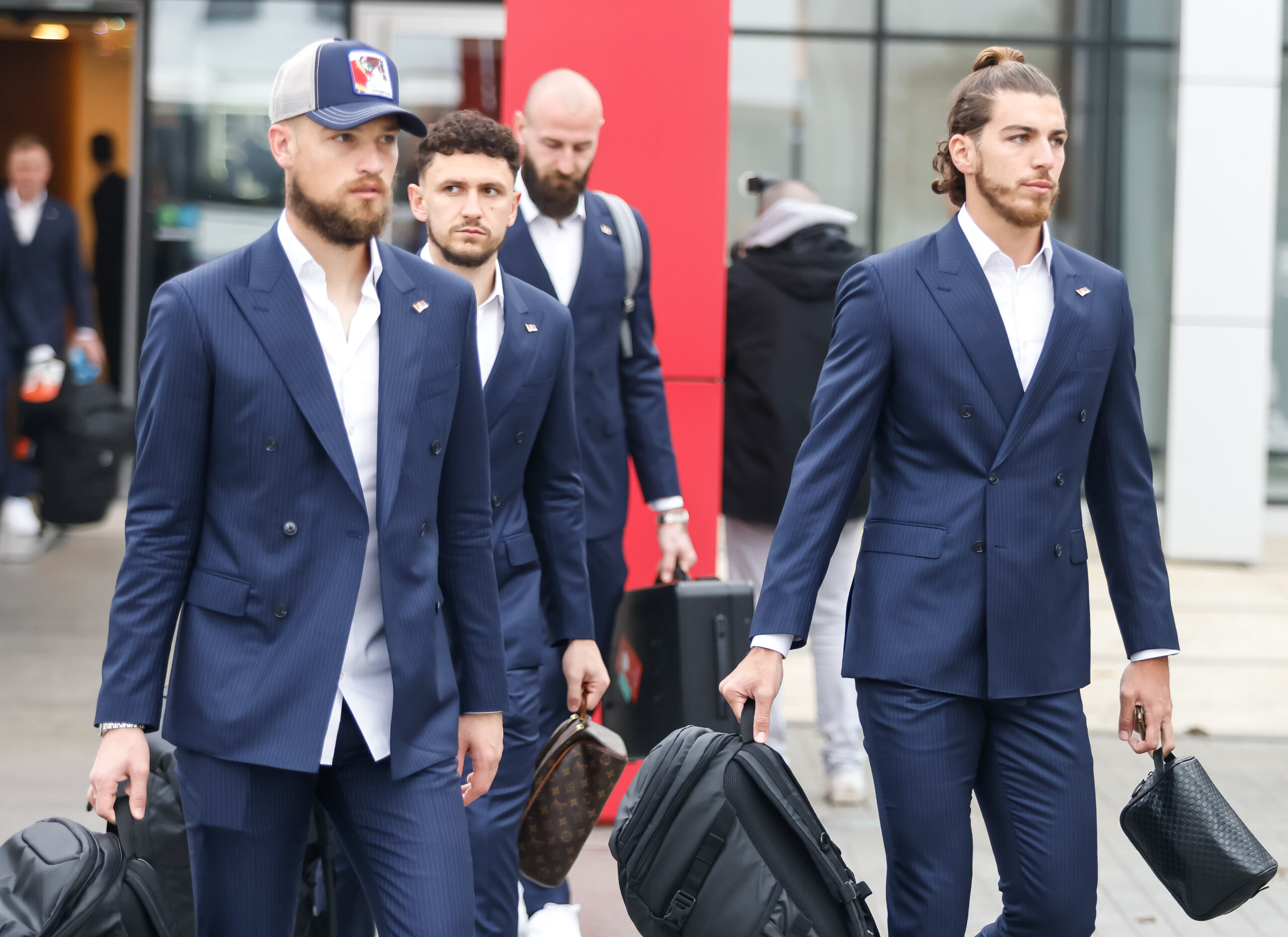 odlazak fudbalske reprezentacije Srbije na FIFA World Cup 2022 Qatar at Sports center of Serbia Footbal Federation on November 15, 2022 in Stara Pazova, Serbia. (Photo by Narko Djokovic/Starsport.rs ©)