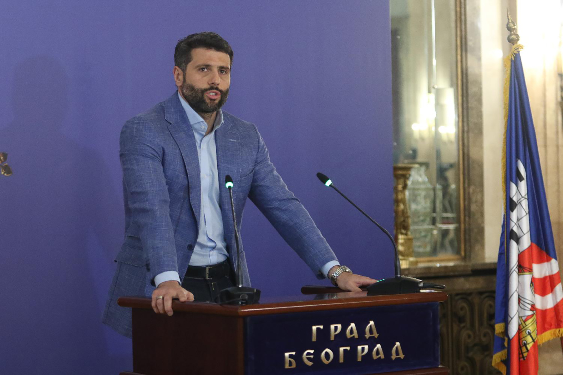 Mesto: Beograd
Datum: Thu Sep 15 13:10:57 CEST 2022
Dogadjaj: prva redovna konferencija za novinare gradonačelnika Beograda Aleksandra Šapića
Fotoreporter: Milica Vučković
Ličnosti: Aleksandar Šapić
Izvor: FoNet