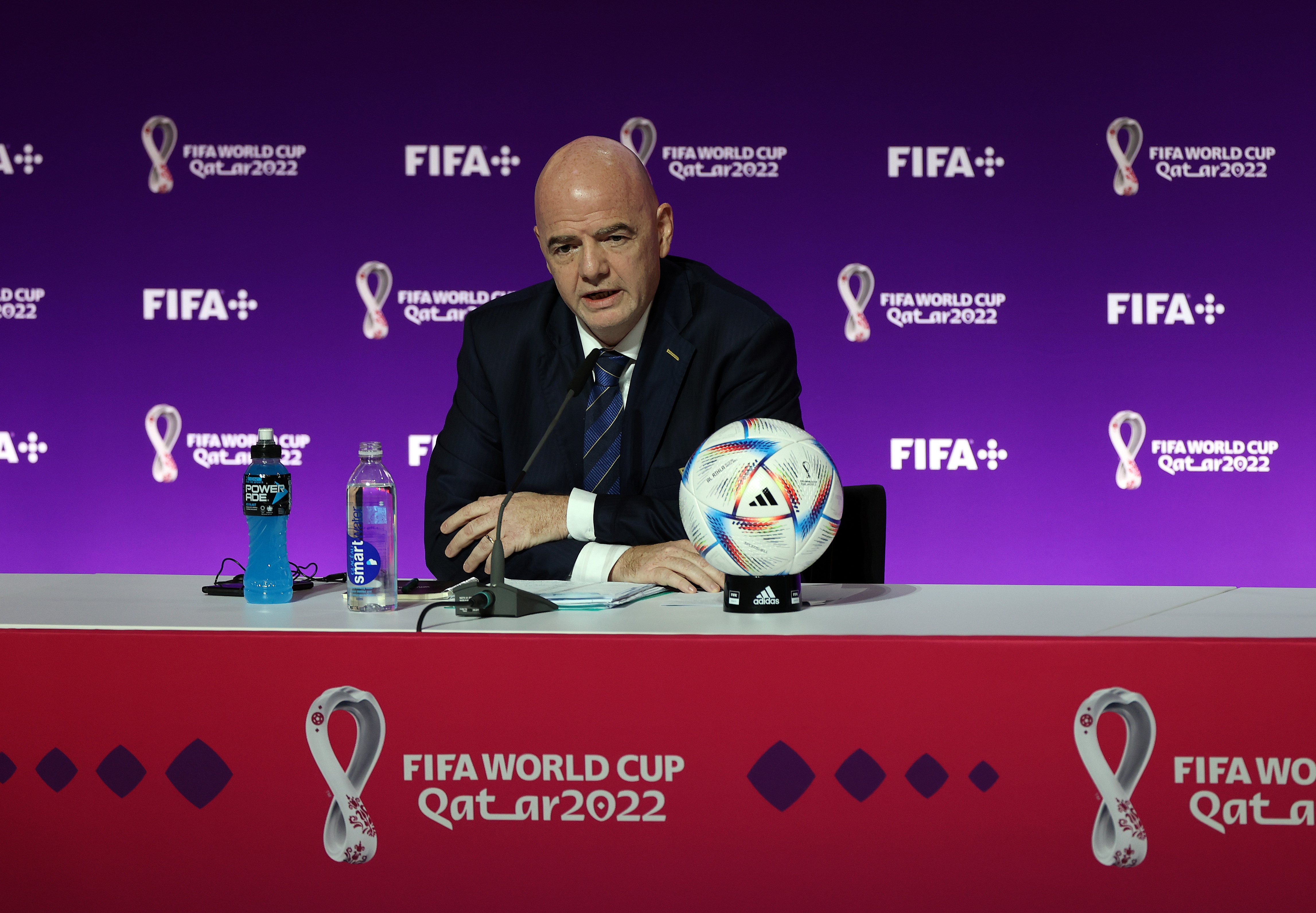 FIFA World Cup 2022 - FIFA President Infantino holds press conference