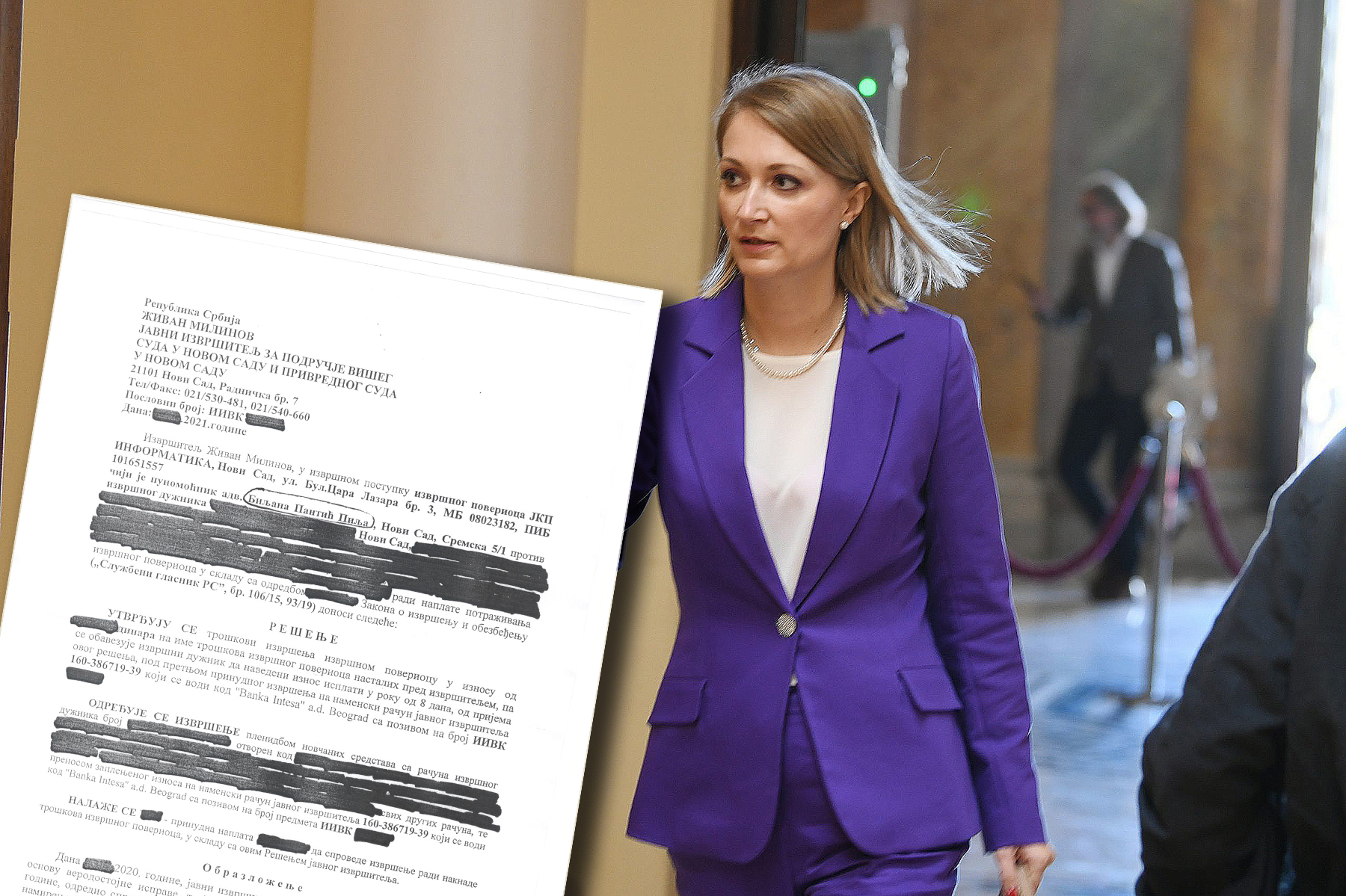 Za Borislava Novakovica dokument 
javni izvrsitelj