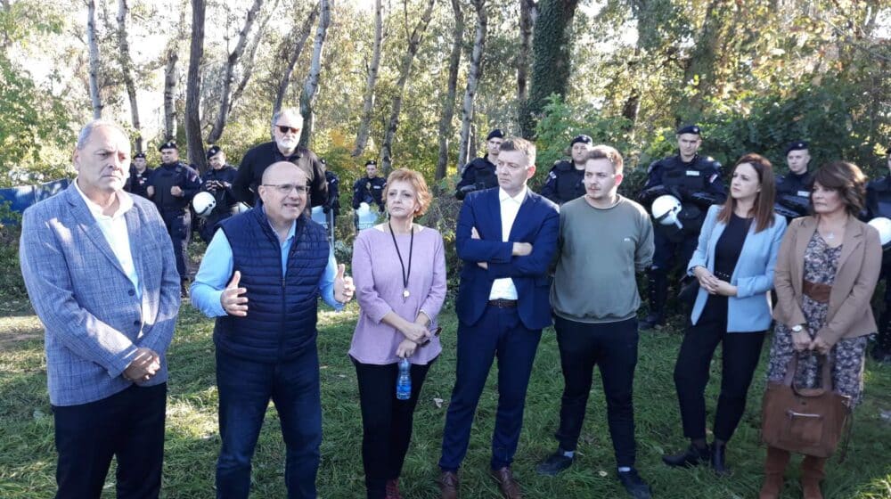 Novi Sad, Šordoš, Bora Novaković, Biljana Stojković, Nebojša Zelenović Foto: A. Latas/Danas